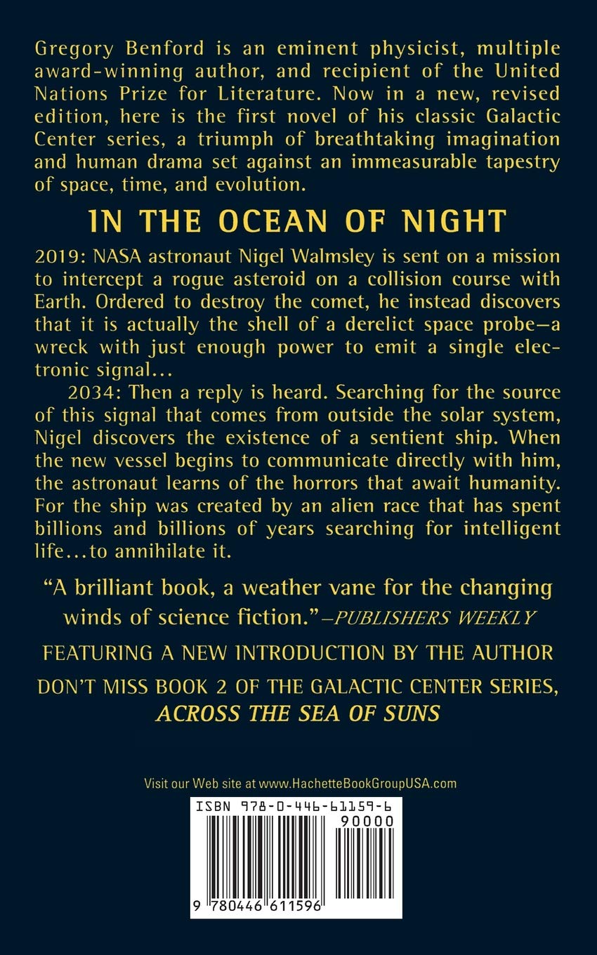 In the Ocean of Night - Galactic Center Sci-Fi Novel | Space Adventure Book | Perfect for Sci-Fi Lovers & Book Club Discussions