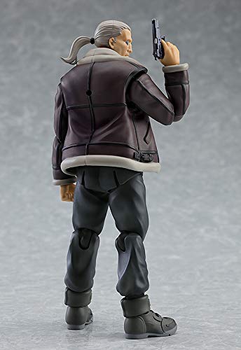 Max Factory Ghost in The Shell Stand Alone Complex: Batou S.A.C. Version Figma Action Figure - Collectible Anime Toy for Fans & Display - Perfect for Home Decor, Office Display, and Anime Collections