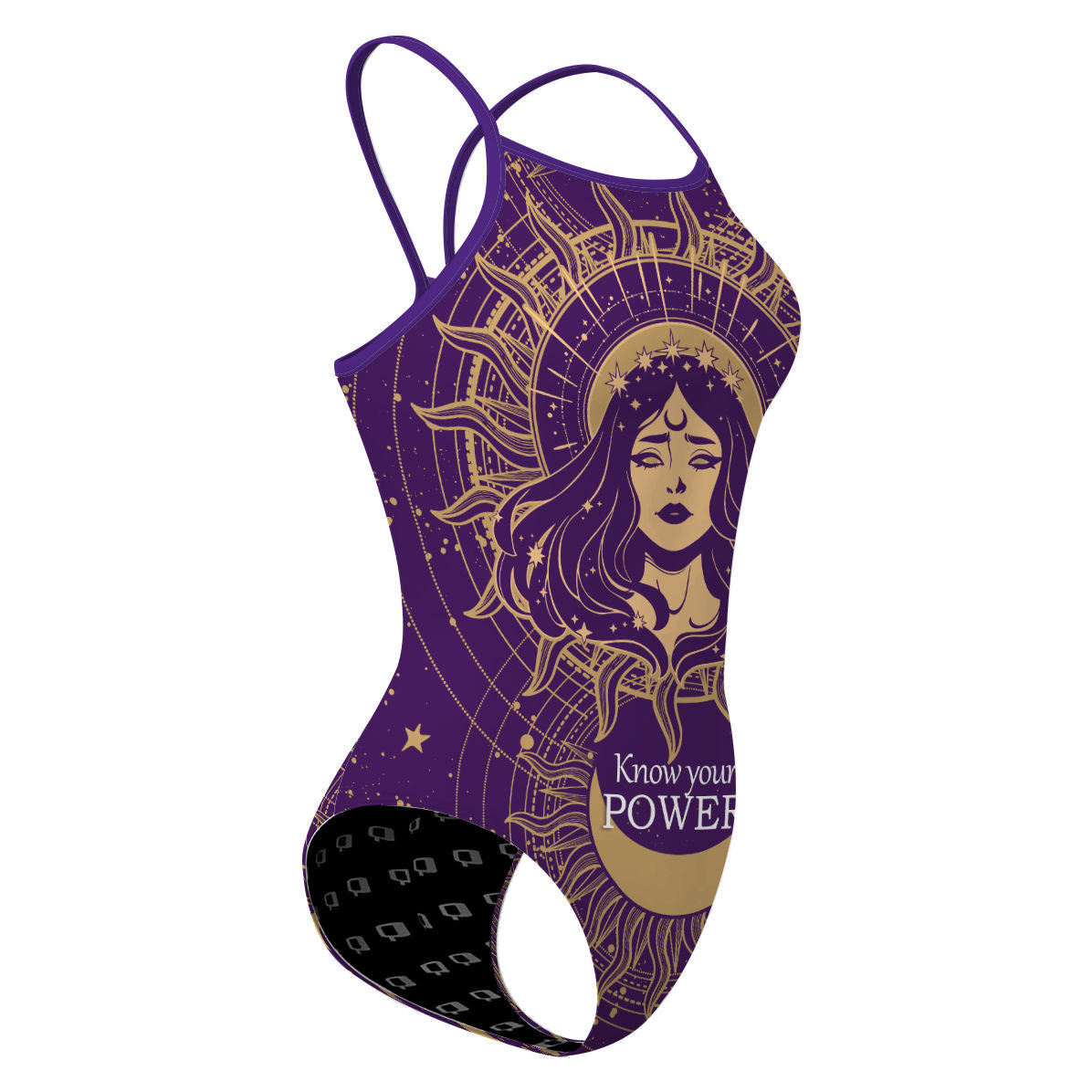 Witchcraft Skinny Strap Swimsuit - Sexy One Piece Bathing Suit for Women | Perfect for Beach Vacation, Pool Party & Summer Getaway