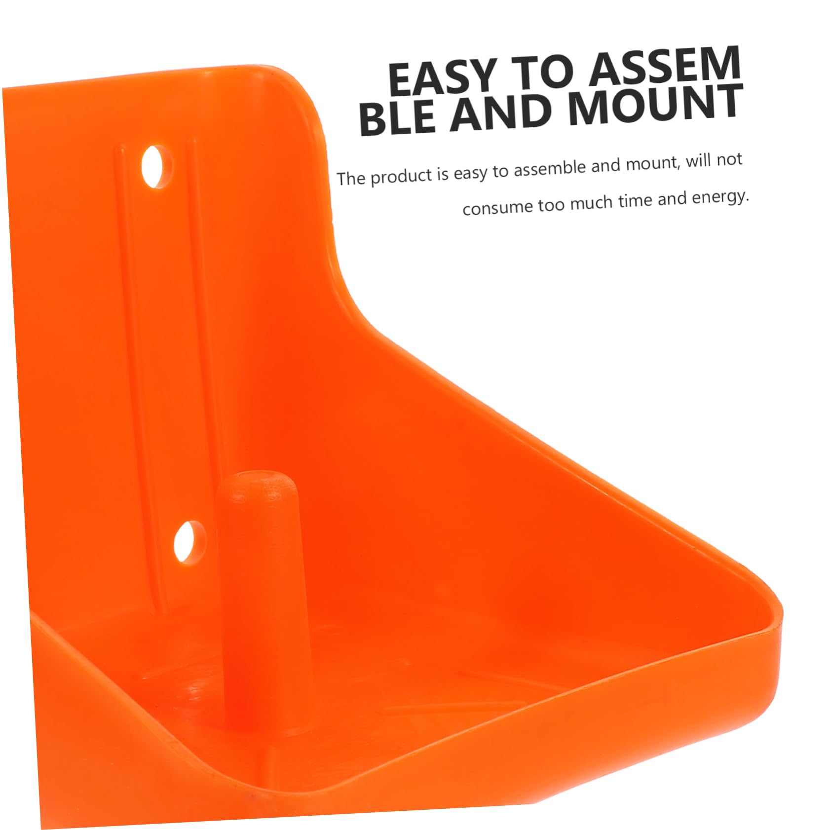 NOLITOY 4-Piece Sheep Salt Holder Rack - Salt Block Lick Brick Box for Livestock Feeding - Durable PP Plastic Feeder for Cattle, Sheep & Terrariums - Perfect for Farm Animals & Pet Enclosures