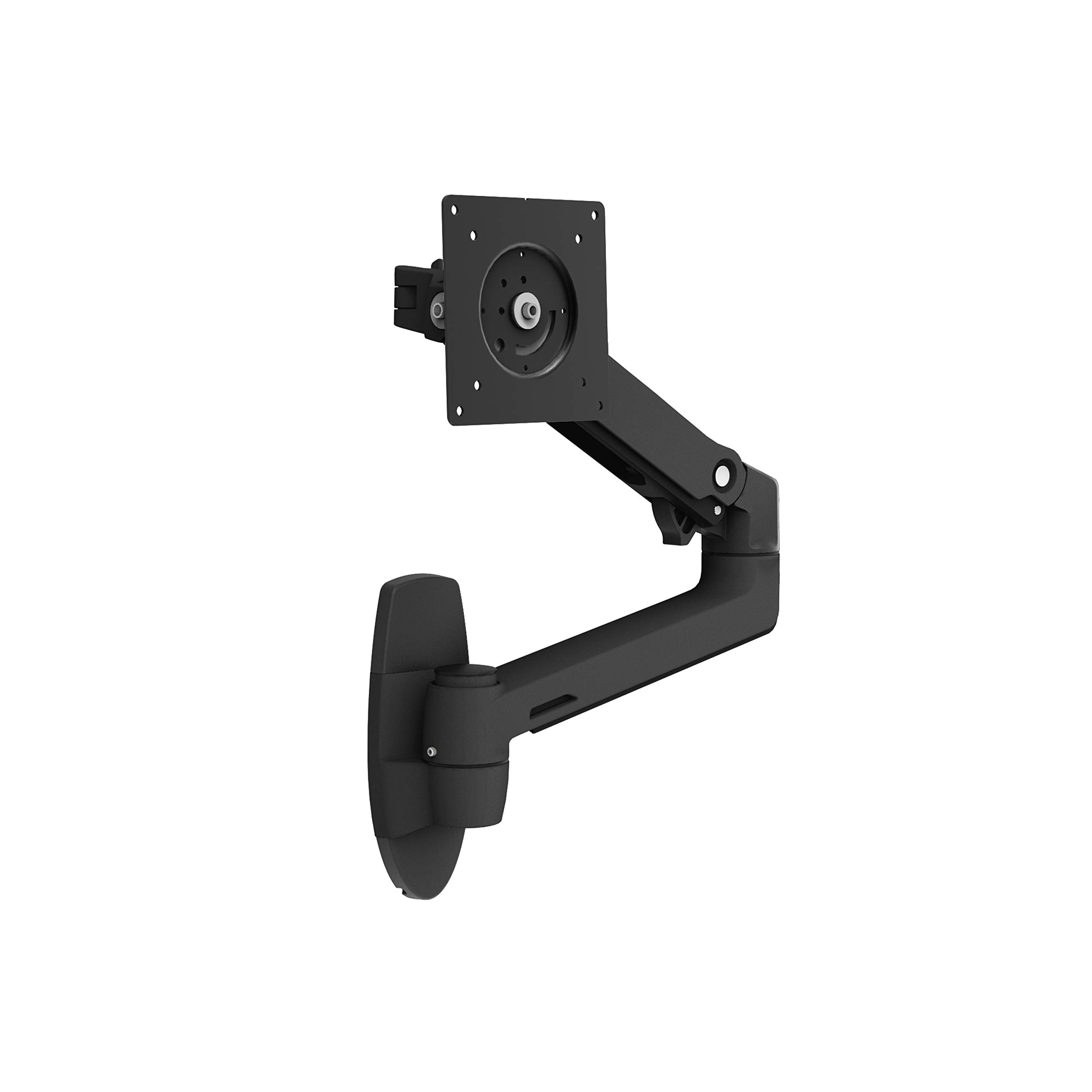 Ergotron LX Single Monitor Arm - VESA Wall Mount for 13-34 Inch Screens (7-25 lbs) - Matte Black - Adjustable Desk Mount for Home Office & Gaming Setup