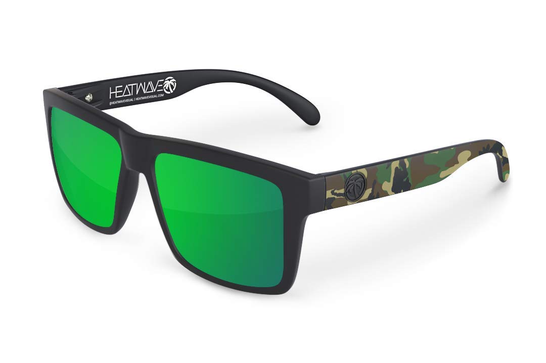 Heat Wave Visual Vise Sunglasses - Polarized UV Protection for Men & Women - Stylish Outdoor Sports & Driving Shades for Summer Activities