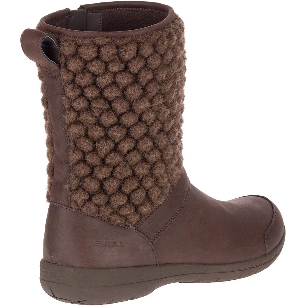 Merrell Women's Encore Kassie Tall Wool Boots - Waterproof Winter Hiking Boots for Women with Arch Support - Perfect for Snow, Rain & Cold Weather Outdoor Activities