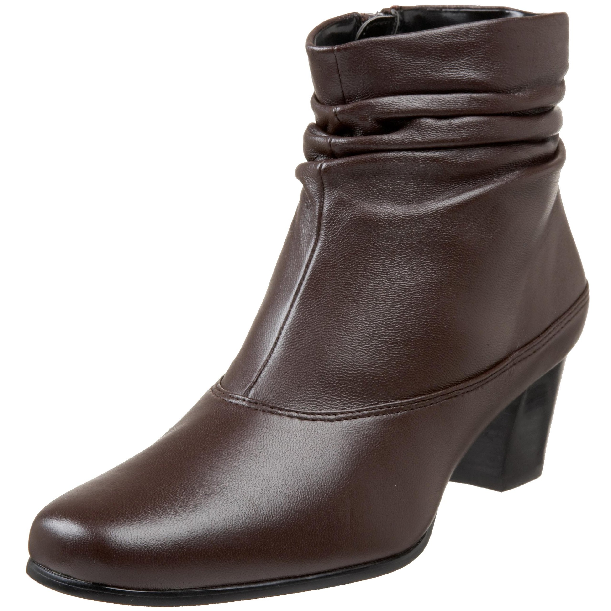 David Tate Women's Vera Boot - Stylish Ankle Boots for Women, Comfortable & Fashionable Leather Booties for Fall & Winter | Perfect for Office, Casual Outings & Date Nights