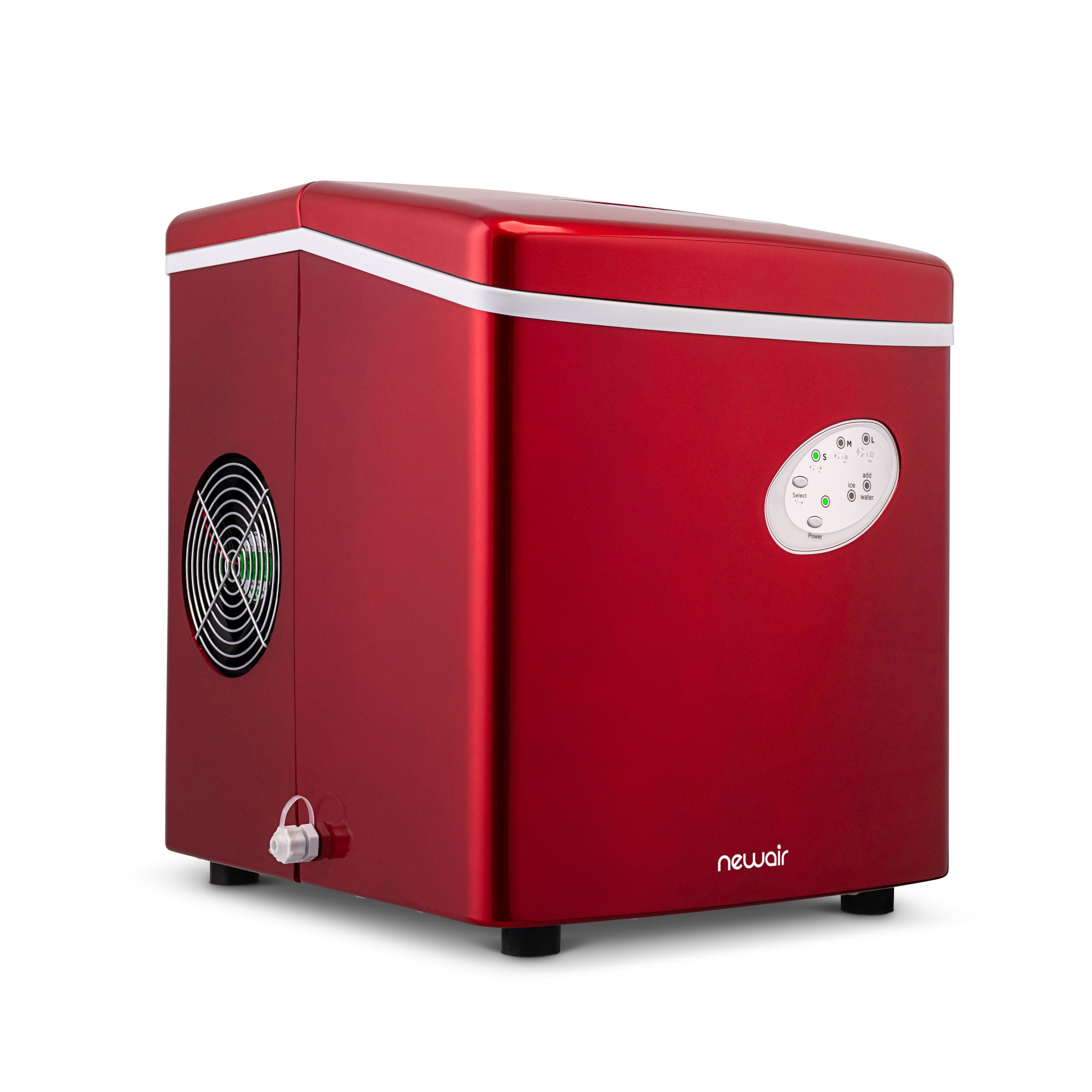 Newair® Countertop Ice Maker - 28 lbs/Day, Bullet Ice Machine for Home, Office, Bar & Parties | Fast & Portable Ice Cube Maker for Cocktails, Beverages & Outdoor Events