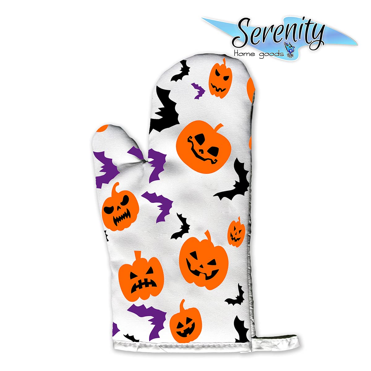 Decorative Cloth Kitchen Oven Mitt & Pot Holder Set - Autumn Fall Halloween Theme | Rustic Harvest Pumpkin Spice Coffee Design | Seasonal Home Decor for Thanksgiving & Holiday Cooking | Perfect for Baking, Roasting & Hosting Gatherings