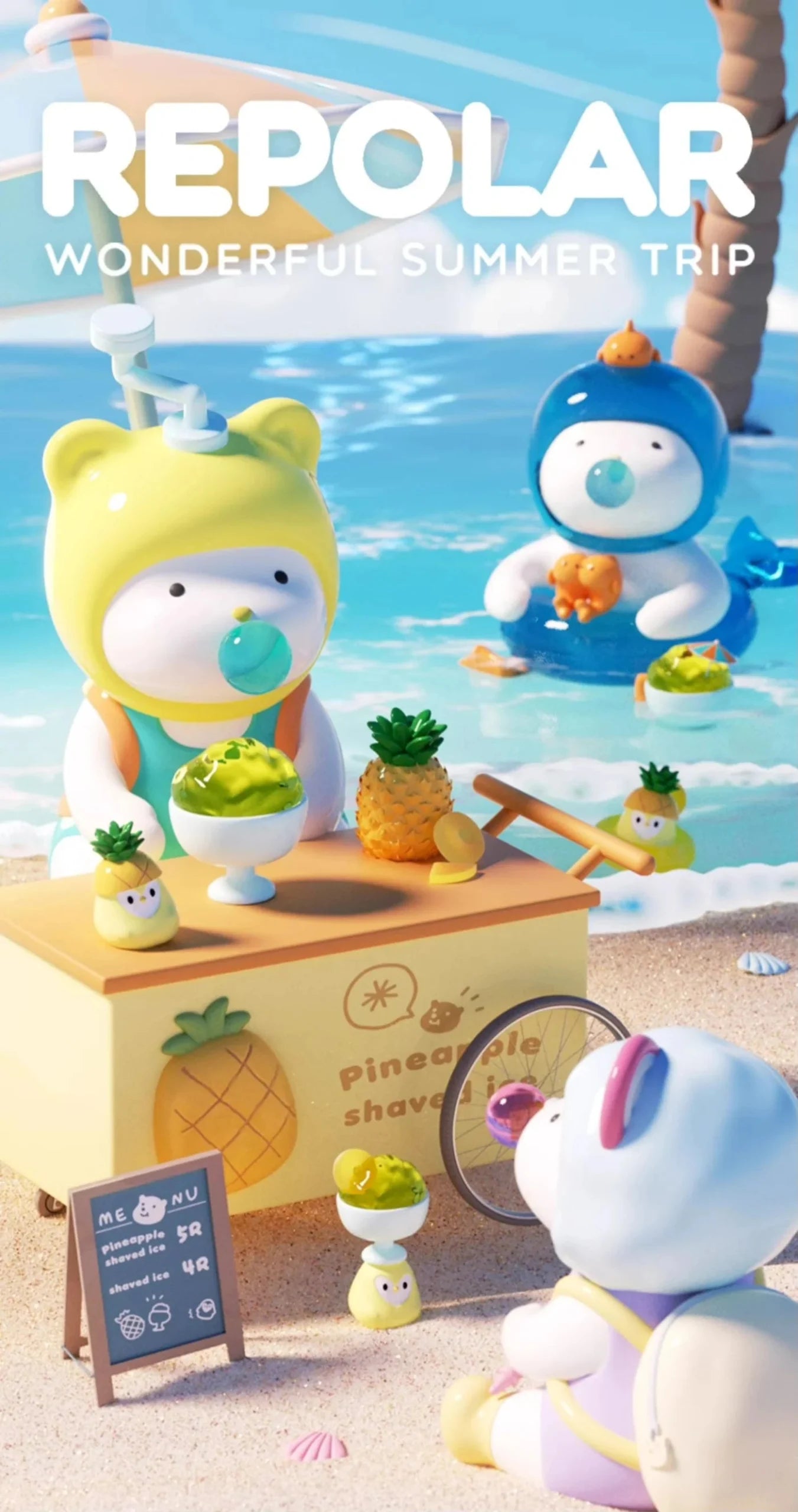 REPOLAR Summer Adventure Series Blind Box - Collectible Mini Figures for Travel Enthusiasts | Perfect for Gifts, Party Favors, and Home Decor