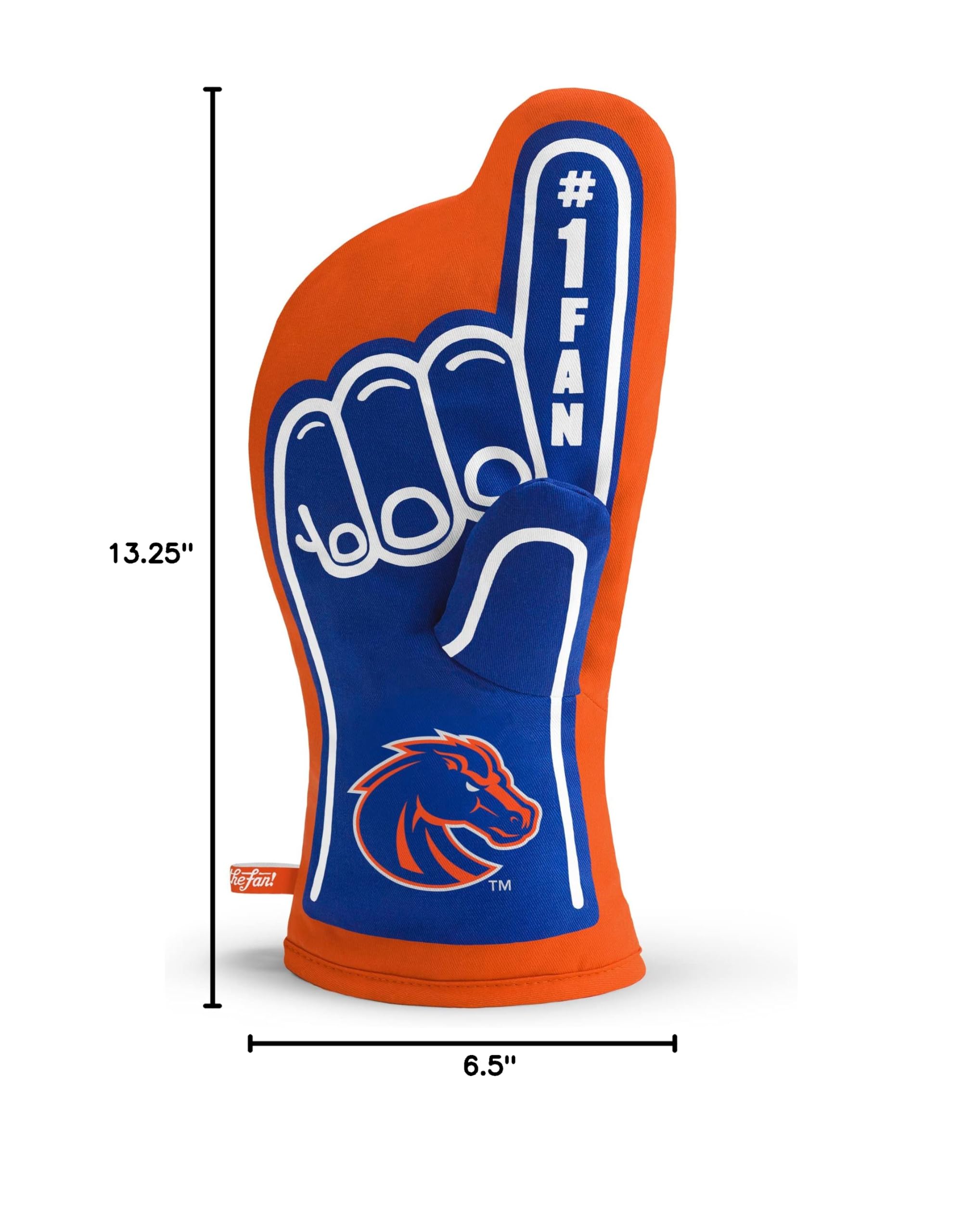 YouTheFan NCAA #1 Oven Mitt - Heat Resistant College Sports Glove for Baking, Grilling & Kitchen Safety - Perfect for Game Day Tailgating & Home Cooking