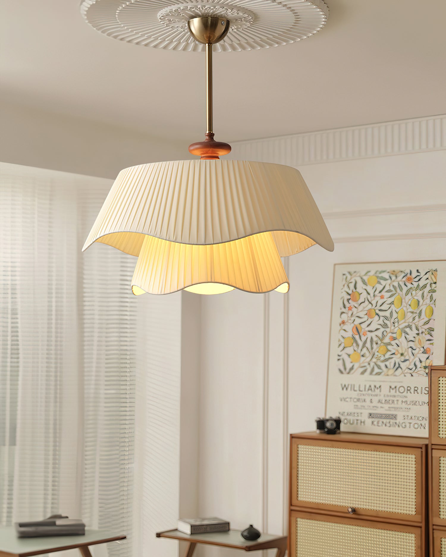 Bellevue Pendant Lamp - Modern Scandinavian Hanging Light Fixture for Kitchen Island, Dining Room & Living Room Decor