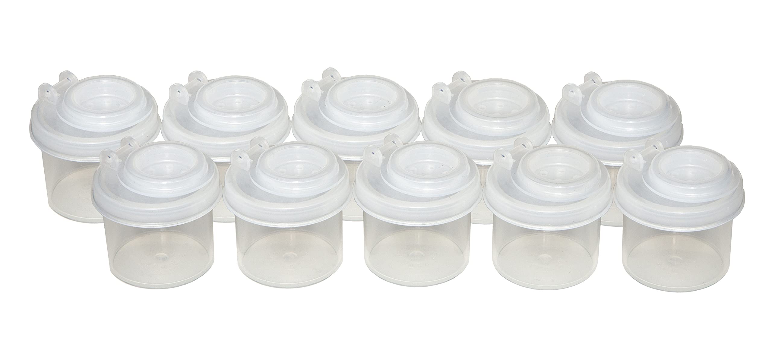 Hall Brothers Brazza Outdoors - 10-Piece Mini Spice Jars Set with Sifter & Cap | Airtight Kitchen Storage for Herbs, Spices & Seasonings | Perfect for Camping, Home Cooking & Pantry Organization