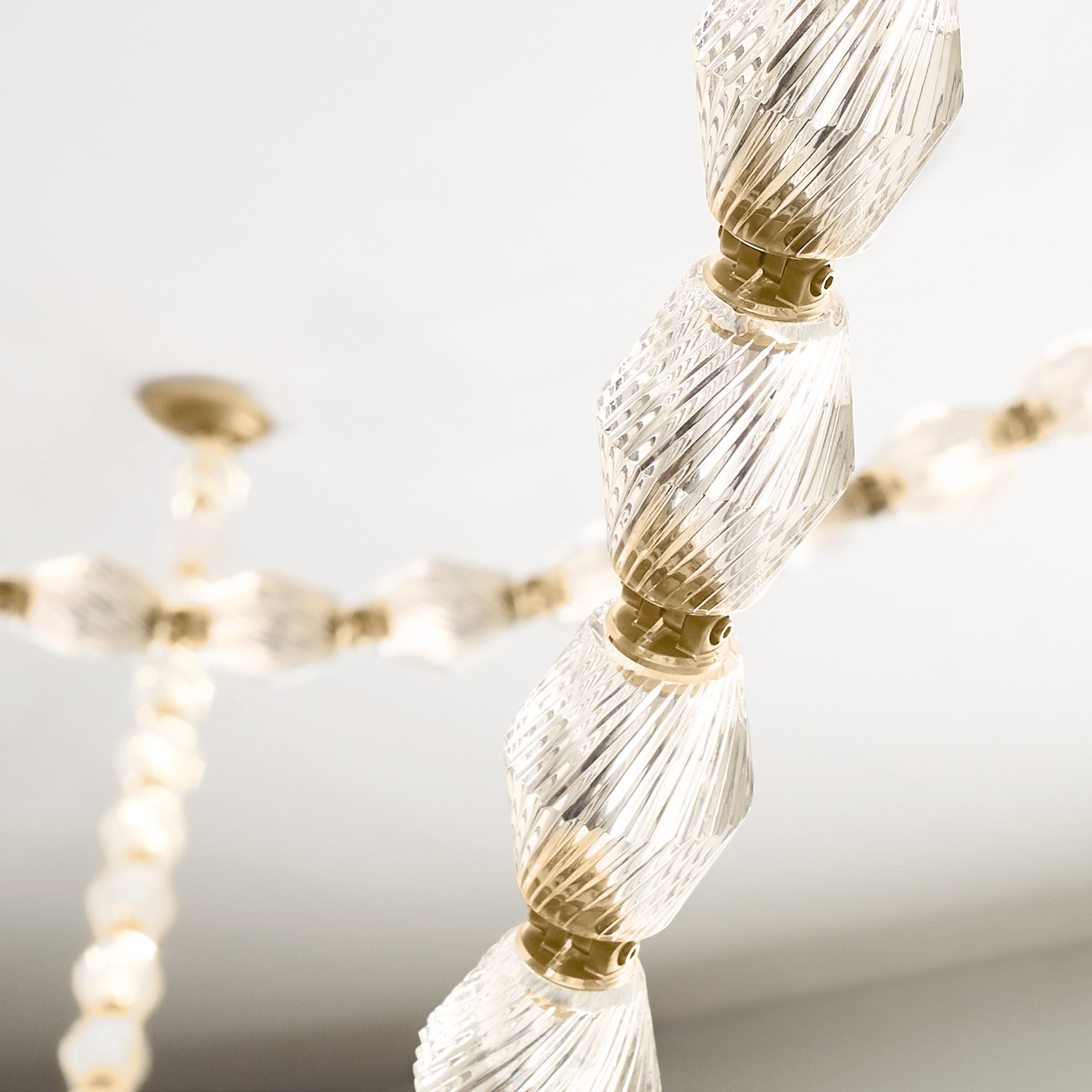 Elegant Dolce Crystal Chandelier - Modern Luxury Ceiling Light Fixture for Dining Room, Living Room & Bedroom Decor