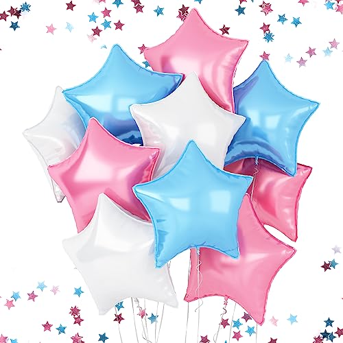 Blue Pink White