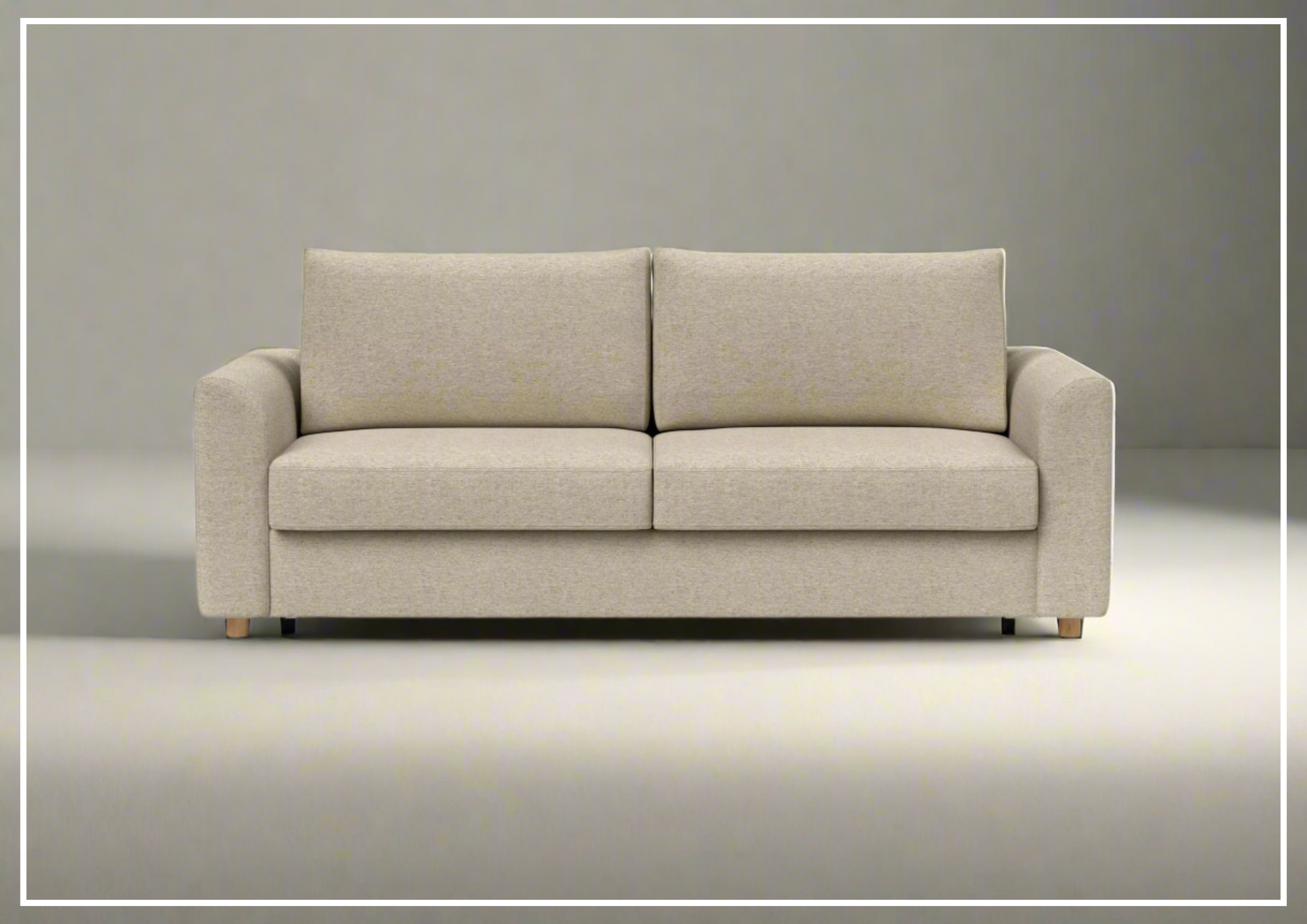 Innovation Living Neah Fabric 2-Seater King Size Sleeper Sofa Bed - Convertible Comfort for Small Spaces & Guest Rooms