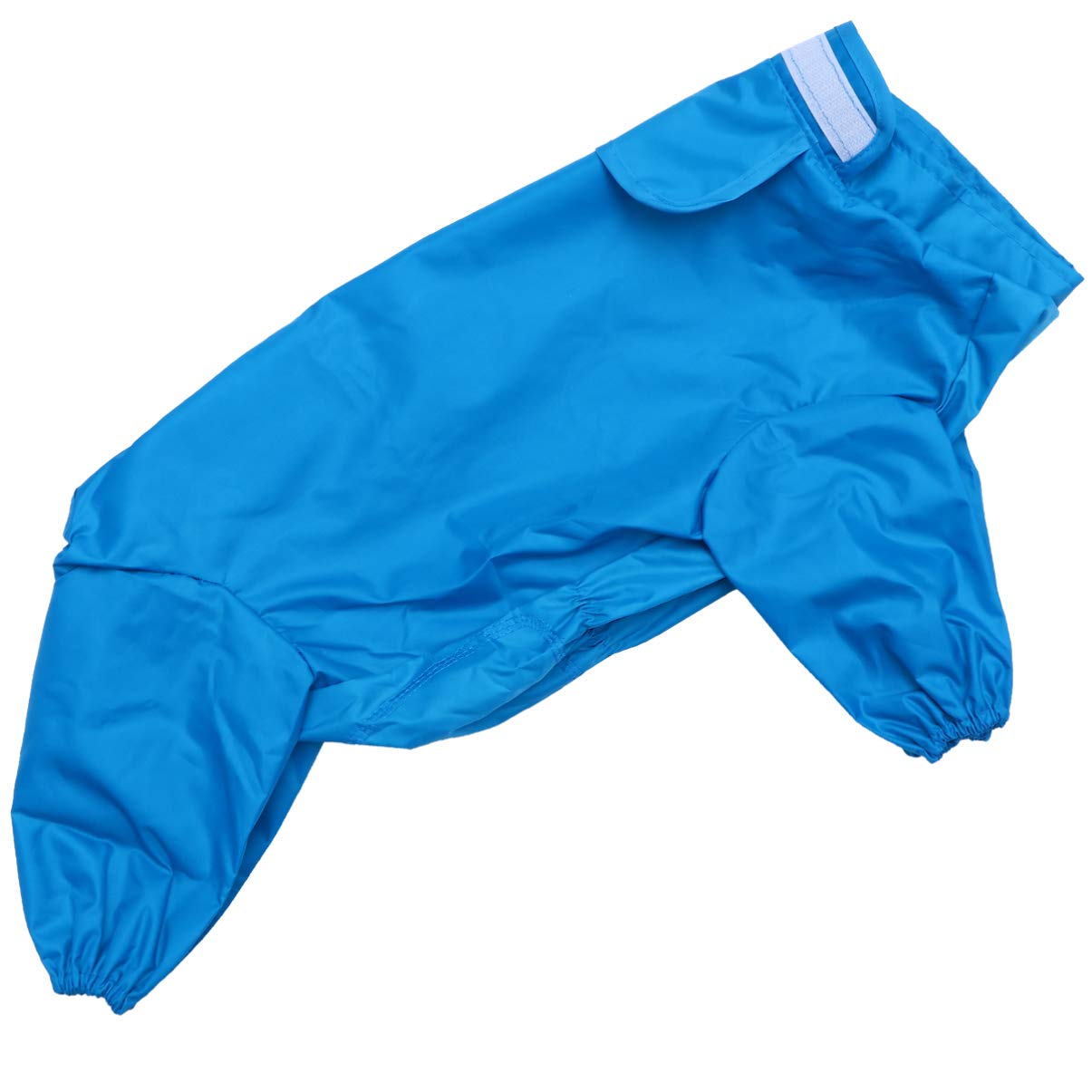 POPETPOP Reflective Waterproof Dog Raincoat - 4-Legged Hooded Rain Suit for Small Dogs | High-Visibility Reflective Jacket for Rainy Day Walks & Outdoor Adventures
