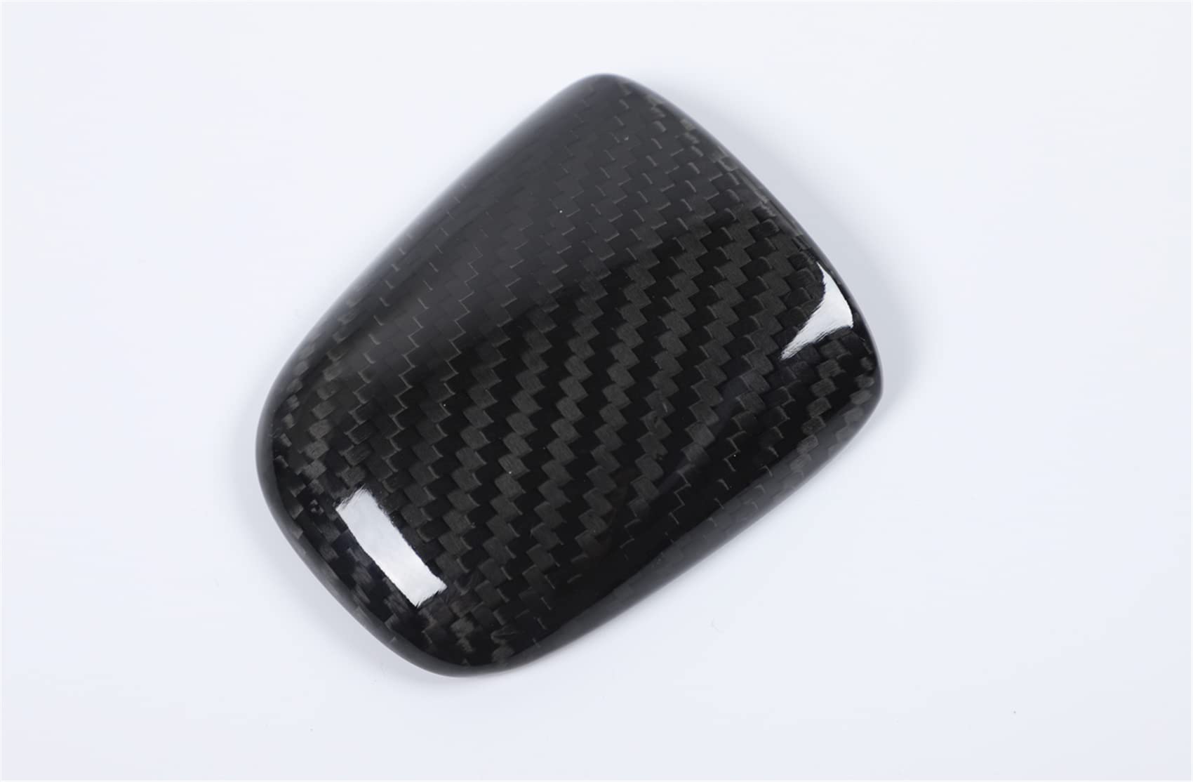 Premium Carbon Fiber Gear Shift Knob Trim Decoration Sticker - Compatible with Dodge Charger (Black) | Interior Car Accessories for Enhanced Driving Experience & Style Upgrade