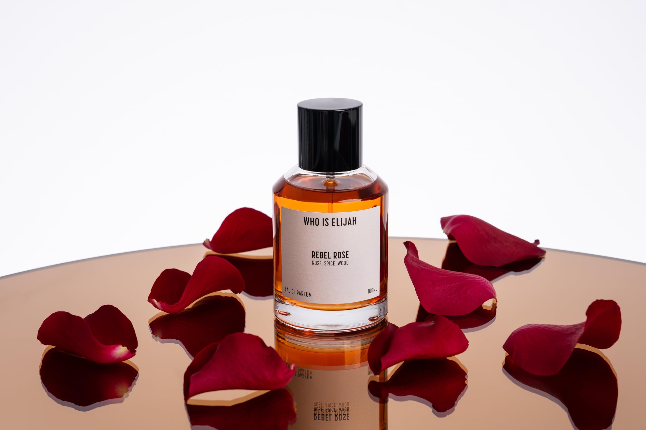 Rebel Rose Unisex Eau de Parfum - Spicy Woody Cologne for Men & Women with Rose, Saffron, Patchouli & Leather Notes - 1 Fl Oz Fragrance Gift Set - Perfect for Date Nights, Special Occasions & Daily Wear