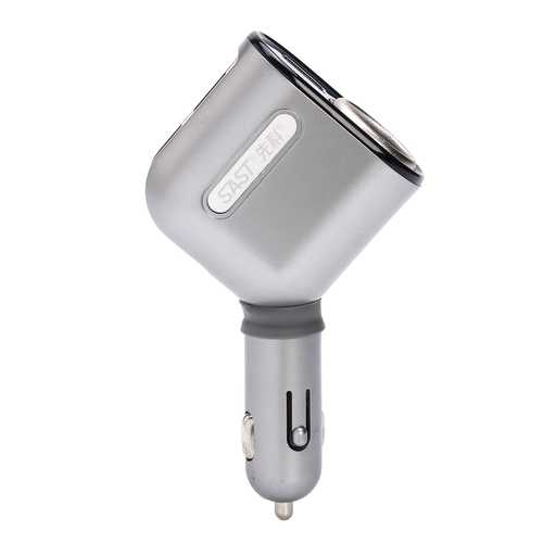 12V/24V Car Cigarette Lighter to USB Adapter - 3 Port Fast Charger for iPhone, Android, GPS - Perfect for Road Trips & Truck Use