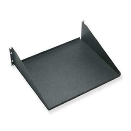ICC MSRSF15 15-Inch Deep Single Rack Shelf for Server & Network Equipment - Heavy Duty 3-Rail Mount for Data Centers, Home Offices & IT Closets