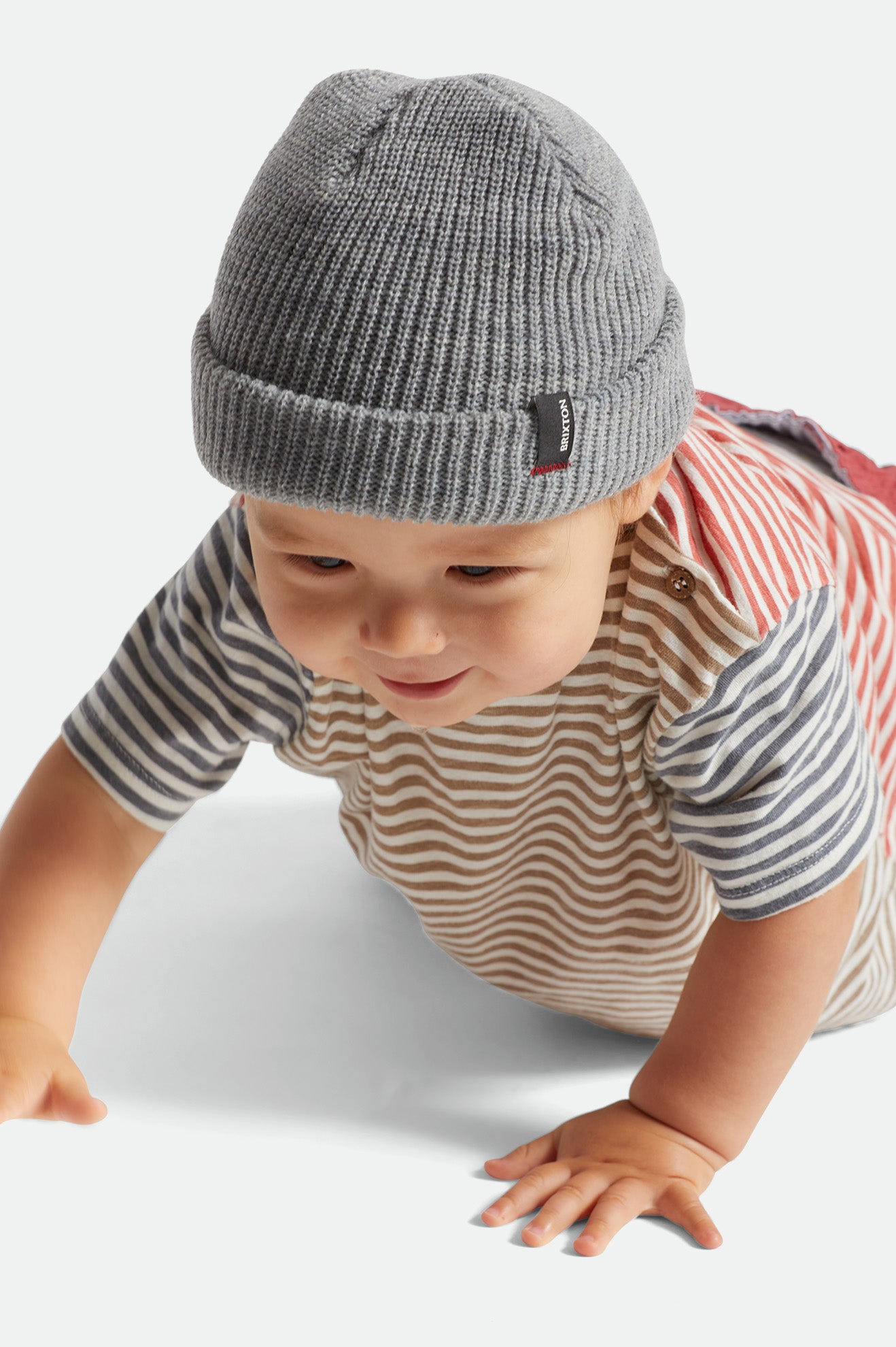 Baby Heist Beanie - Light Heather Grey | Soft & Warm Knit Hat for Infants & Toddlers | Perfect for Winter, Outdoor Play & Family Photos