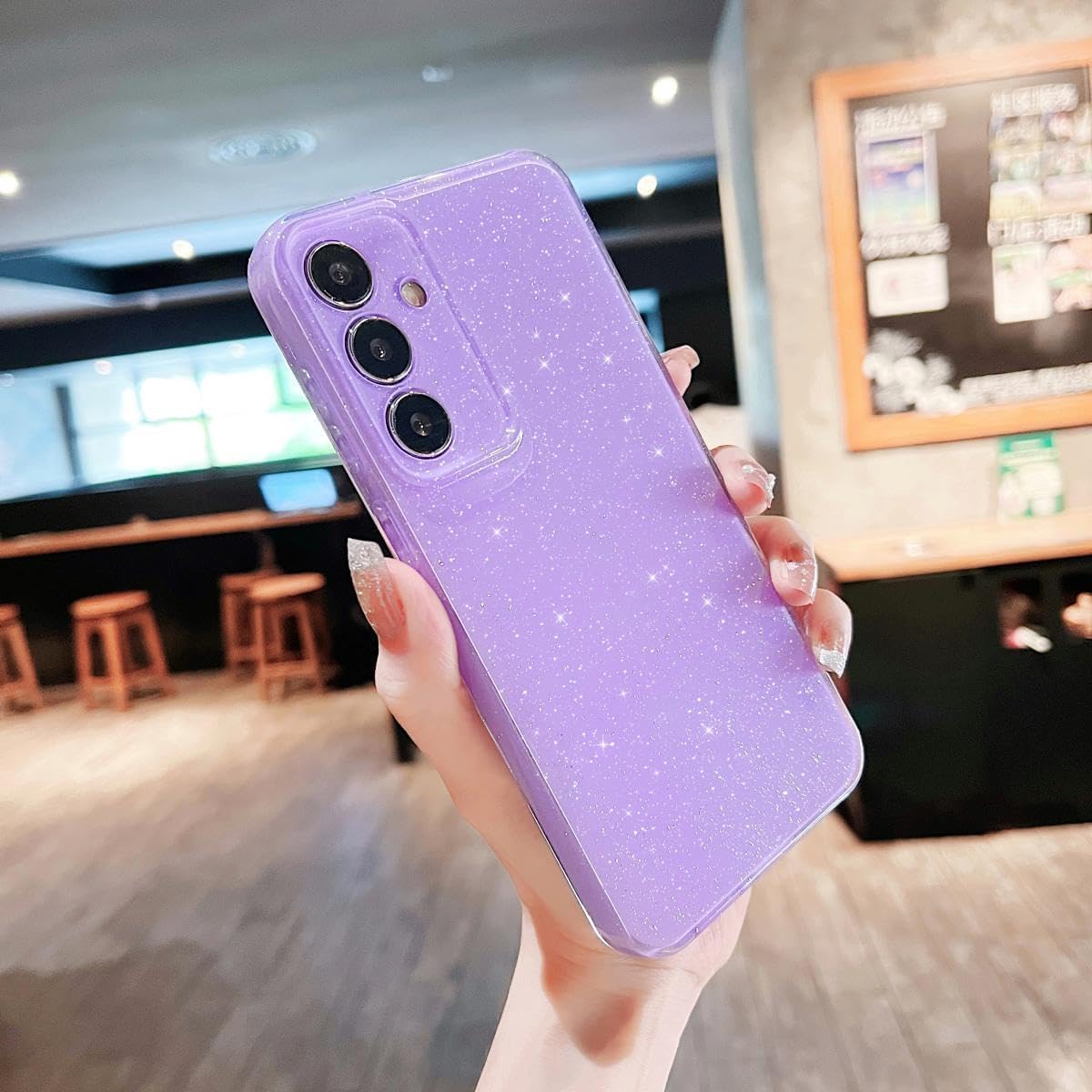 Samsung Galaxy S25 Ultra Bling Glitter Phone Case - Shockproof Slim Soft TPU Protective Cover for Women & Girls | Perfect for Parties, Night Out & Everyday Use