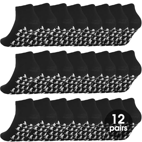 Foot Pattern/Black(12 Pairs)