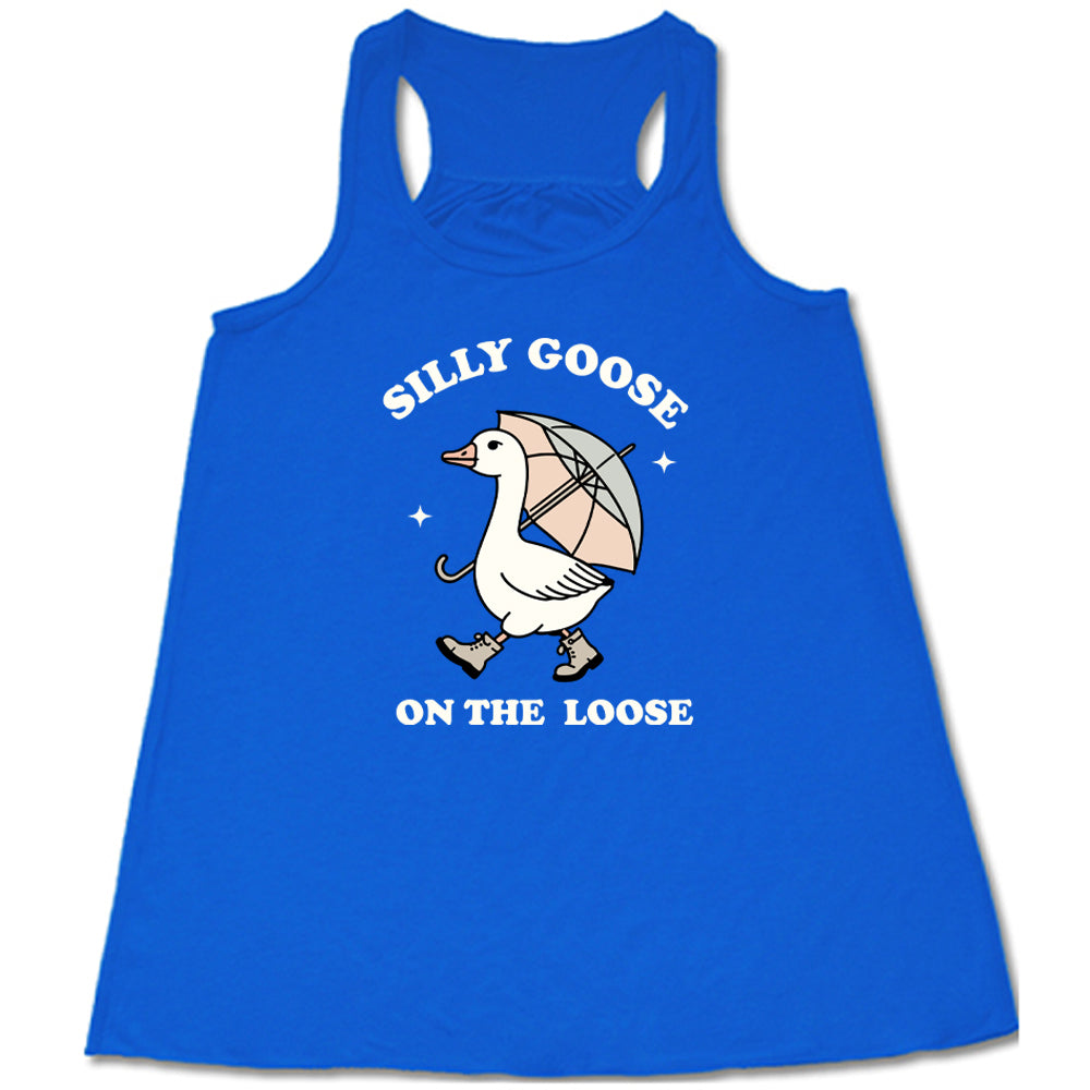 Funny Silly Goose On The Loose Graphic T-Shirt for Men & Women - Comfortable Cotton Tee for Casual Wear, Parties & Gag Gifts