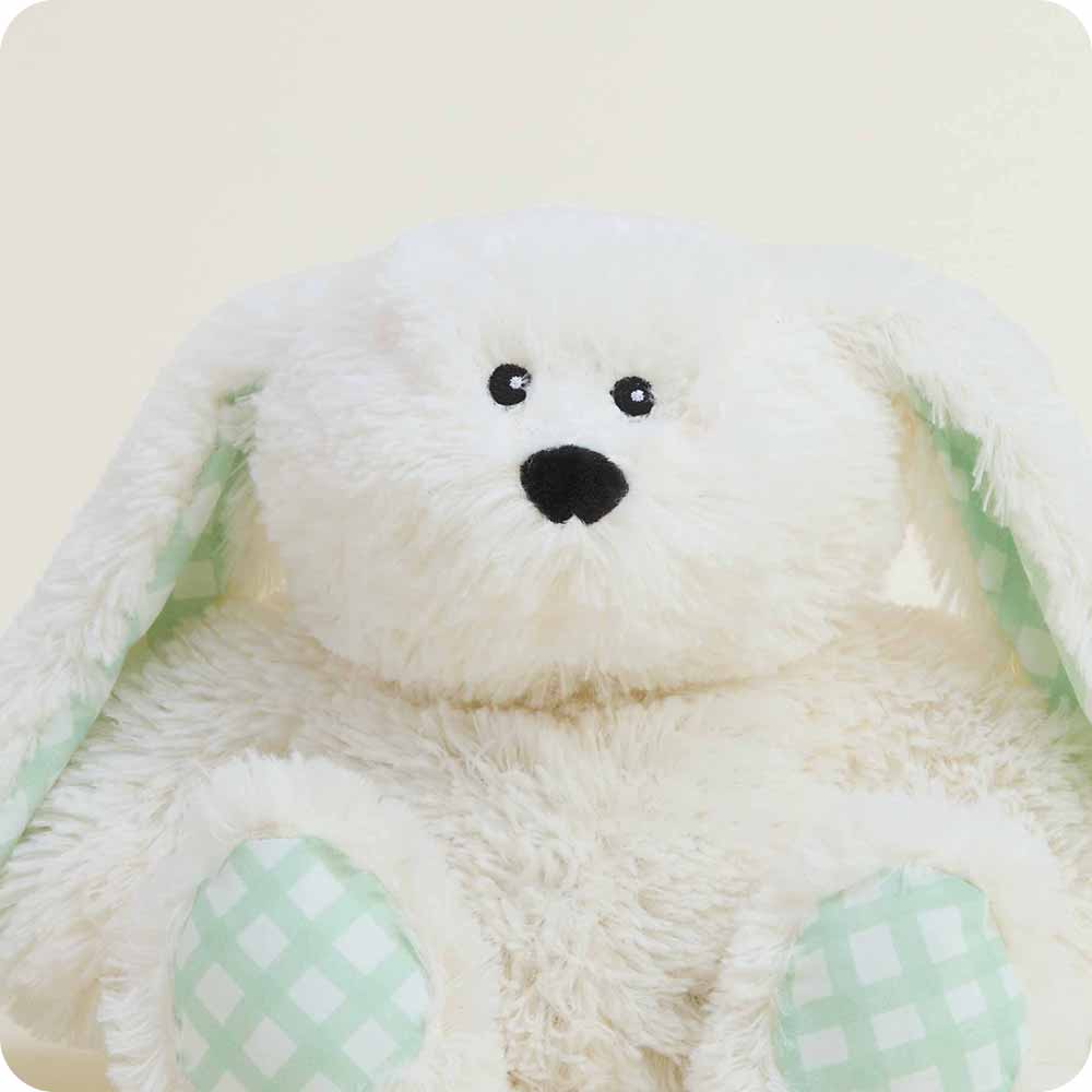 Gingham Bunny Warmies - Soft Plush Microwaveable Heating Pad for Kids & Adults - Perfect for Stress Relief, Pain Relief, and Comfort at Home or Office