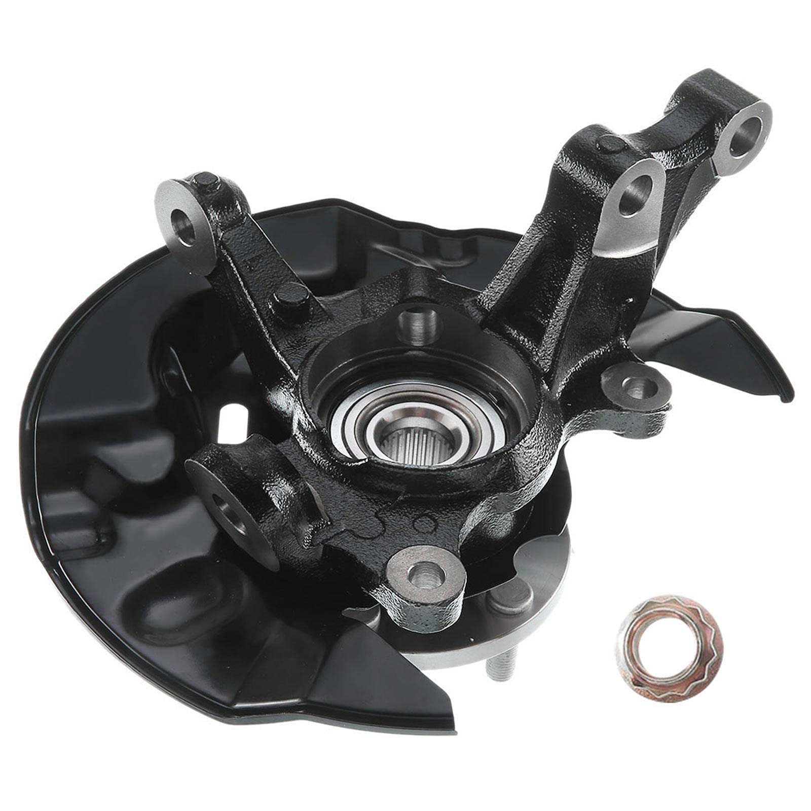 Premium Front Wheel Hub Bearing & Steering Knuckle Assembly for 2003-2008 Toyota Matrix Wagon with 4-Wheel ABS FWD - Durable Replacement for Smooth Driving & Enhanced Safety