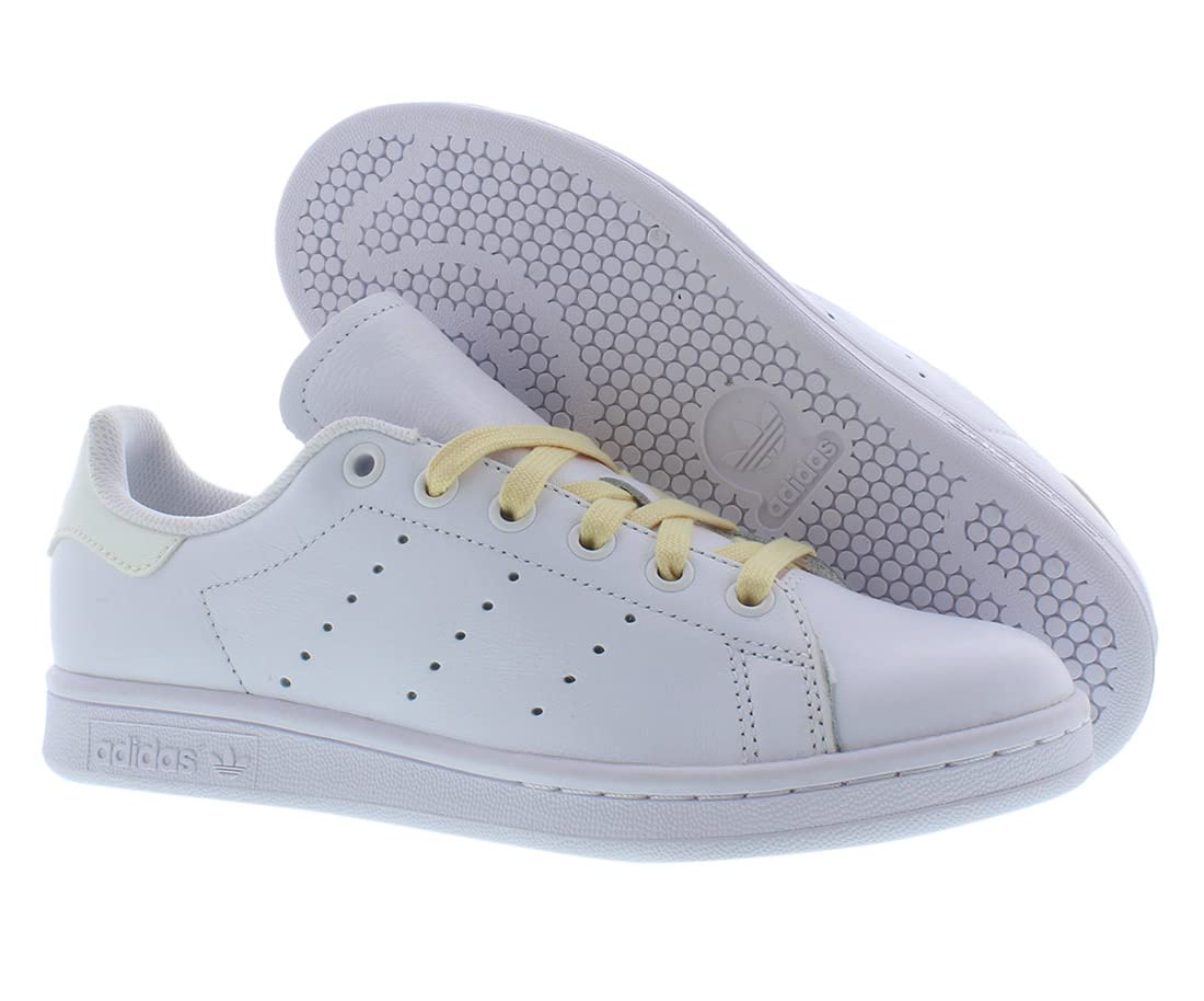Adidas Women's Stan Smith Metallic Lace-Up Sneakers - White Size 6 B - Comfortable Casual Shoes for Walking, Running & Everyday Wear