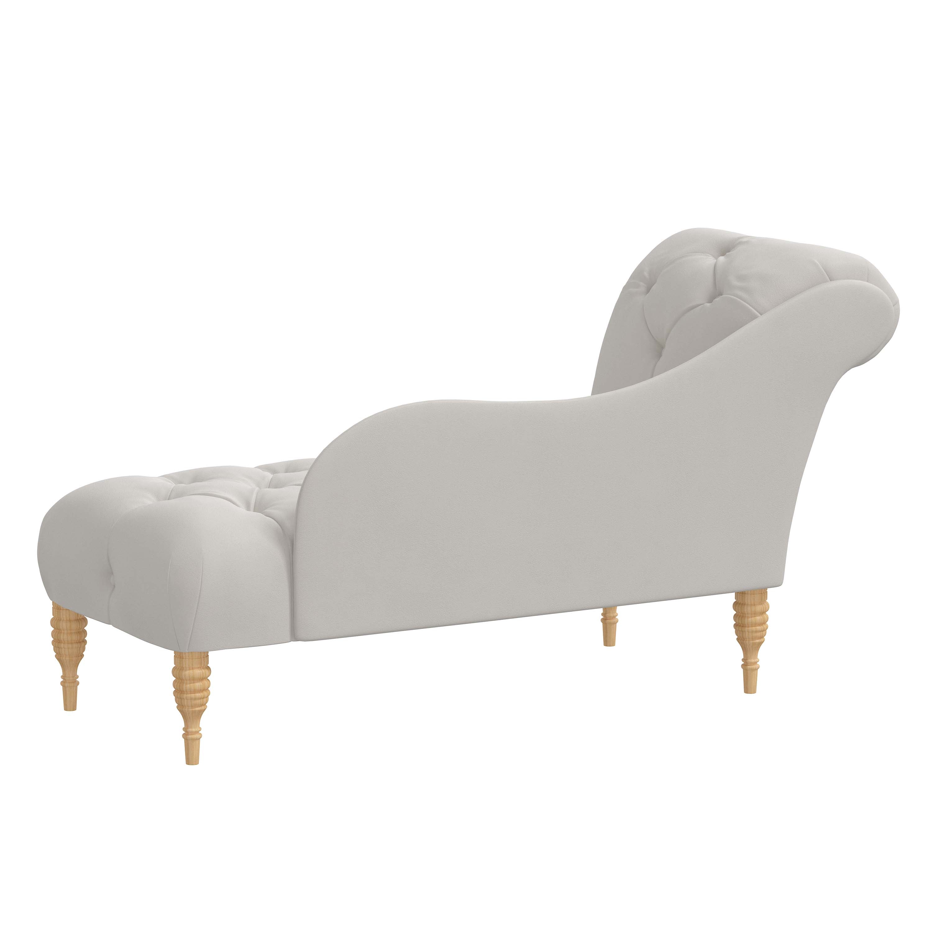 Rowen Chaise Lounge Chair - Modern Accent Furniture for Living Room, Bedroom & Patio - Stylish Upholstered Seating with Wooden Legs - Perfect for Relaxing, Reading & Decorating Your Home