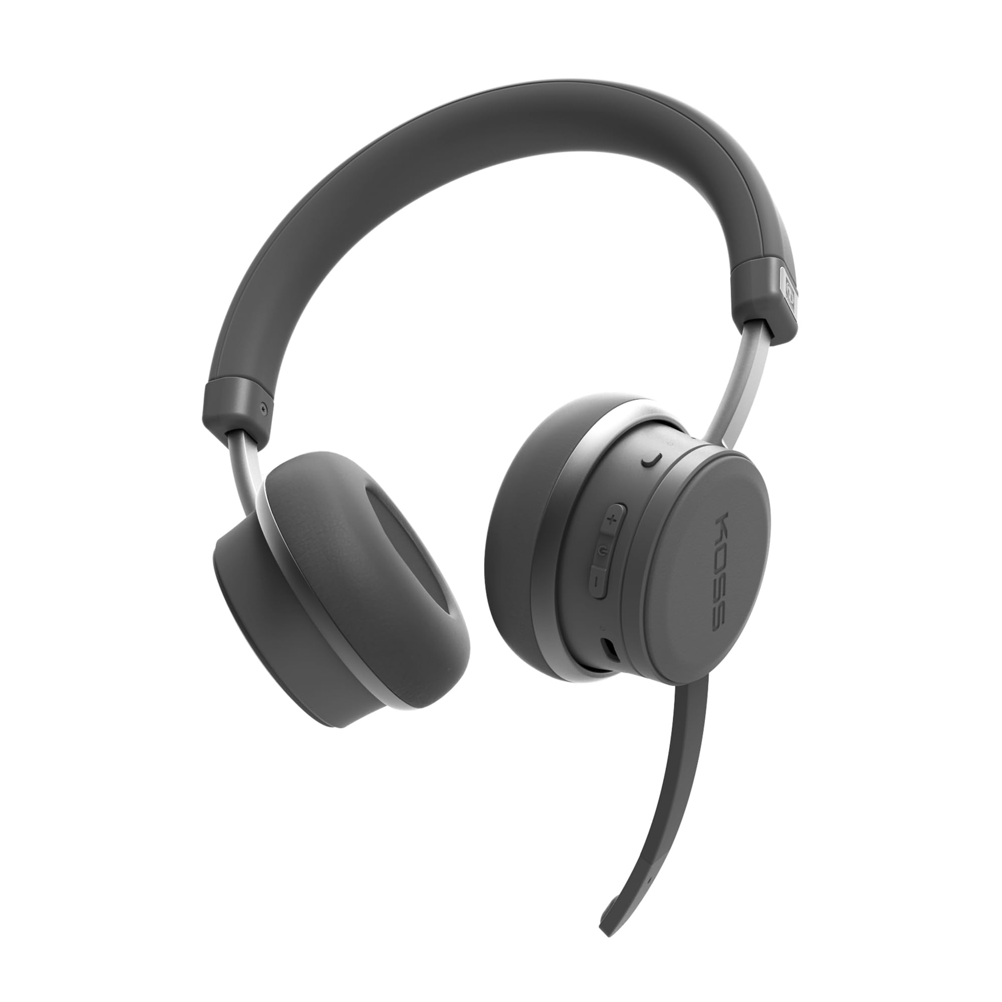Koss CS340iBT QZ Wireless Bluetooth On-Ear Headphones with Active Noise Cancelling (2-Pack) - Perfect for Office Calls, Online Meetings & Travel - Black