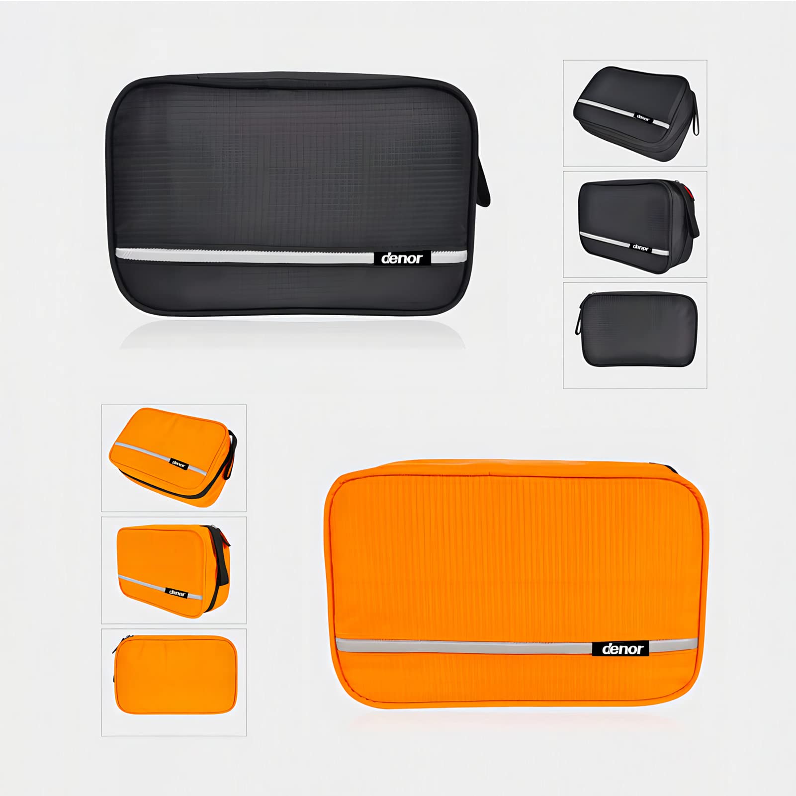 **M MUNCASO Large Hanging Toiletry Bag - Waterproof Travel Makeup Organizer with 4 Compartments for Dry & Wet Separation - Foldable & Durable for Business Trips, Vacations (Perfect for Men & Women) - Ideal for Air Travel, Gym, Camping & Beach Getaways**