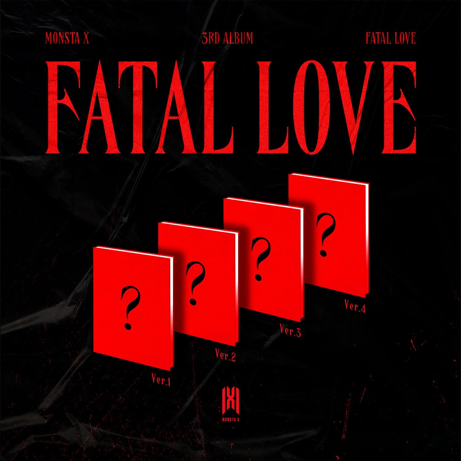 MONSTA X 3rd Album 'FATAL LOVE' - K-Pop CD with Photobook & Poster - Perfect for K-Pop Fans & Collectors | Great for Gifts, Display & Music Enjoyment