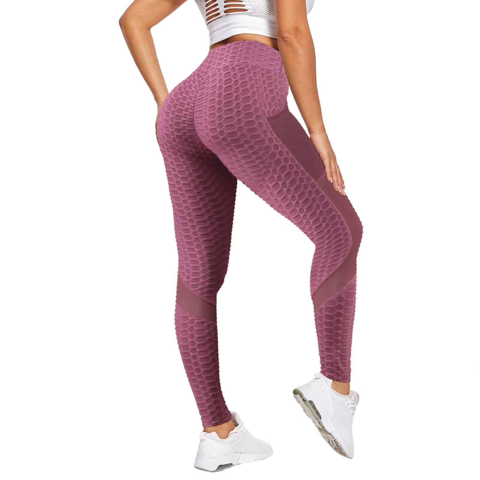High Waisted Yoga Pants for Women - Tummy Control Soft Workout Leggings, No See Through & Breathable - Perfect for Yoga, Gym, Running and Daily Wear
