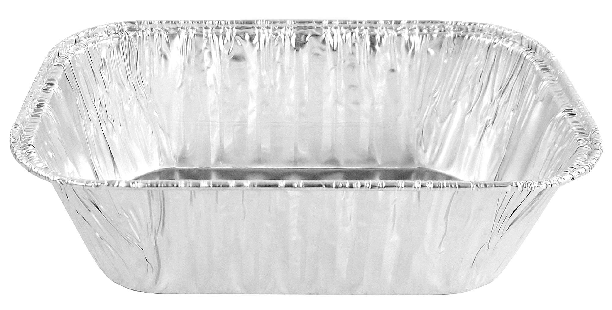 Handi-Foil 1 lb. Aluminum Foil Mini Loaf Pans with Clear Dome Lids - 6 Pack | Perfect for Baking Homemade Bread, Cakes & Desserts | Great for Meal Prep, Parties & Gifting