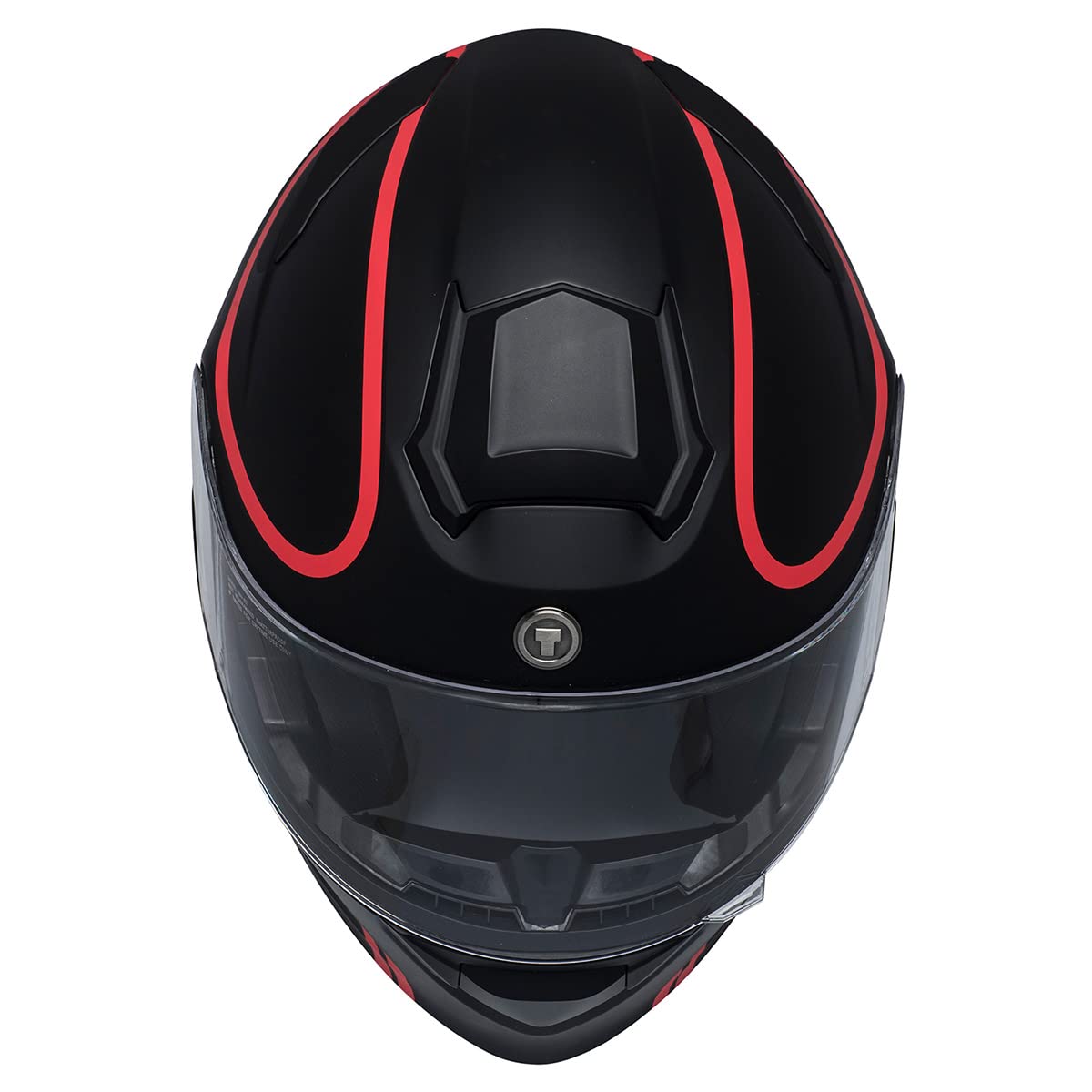 TORC T28 Unisex Full Face Motorcycle Helmet with Graphic Vapor Design - Lightweight DOT Approved for Street Biking & Cruiser Riding