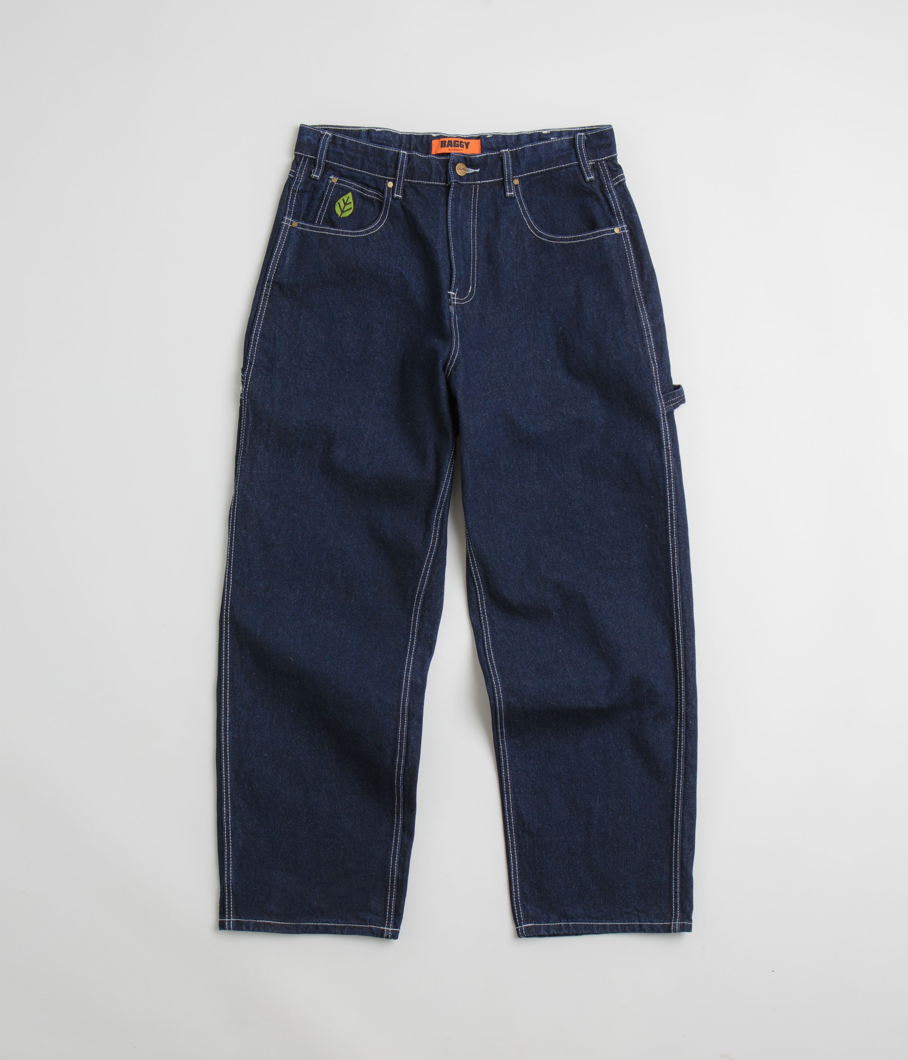 Butter Goods Heavyweight Weatherproof Jeans for Men - Dark Indigo Wash, Durable Workwear & Outdoor Denim Pants for Hiking, Construction & Cold Weather