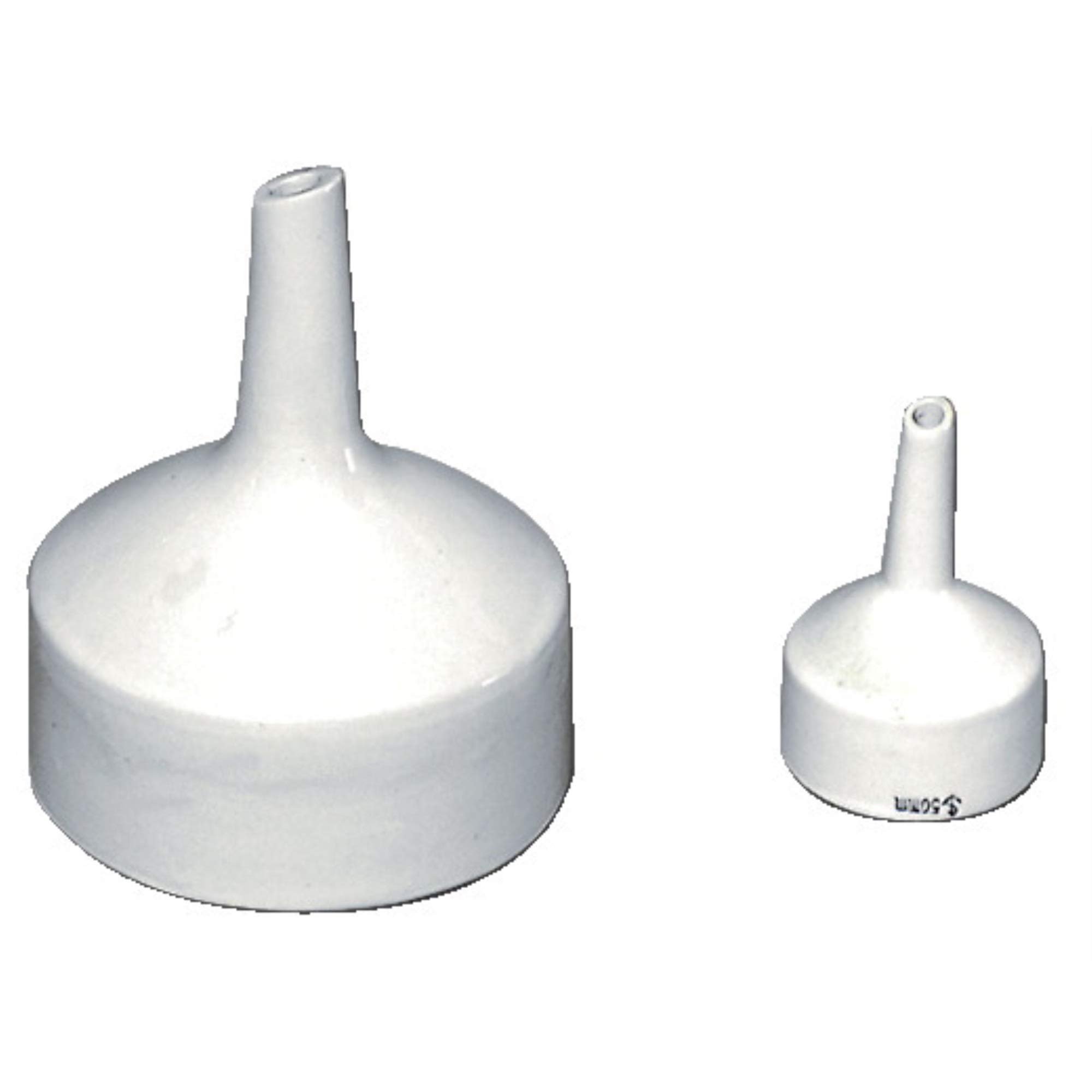 50mL Porcelain Buchner Funnel - Lab Filter Funnel for Vacuum Filtration, Chemistry Experiments & Scientific Research