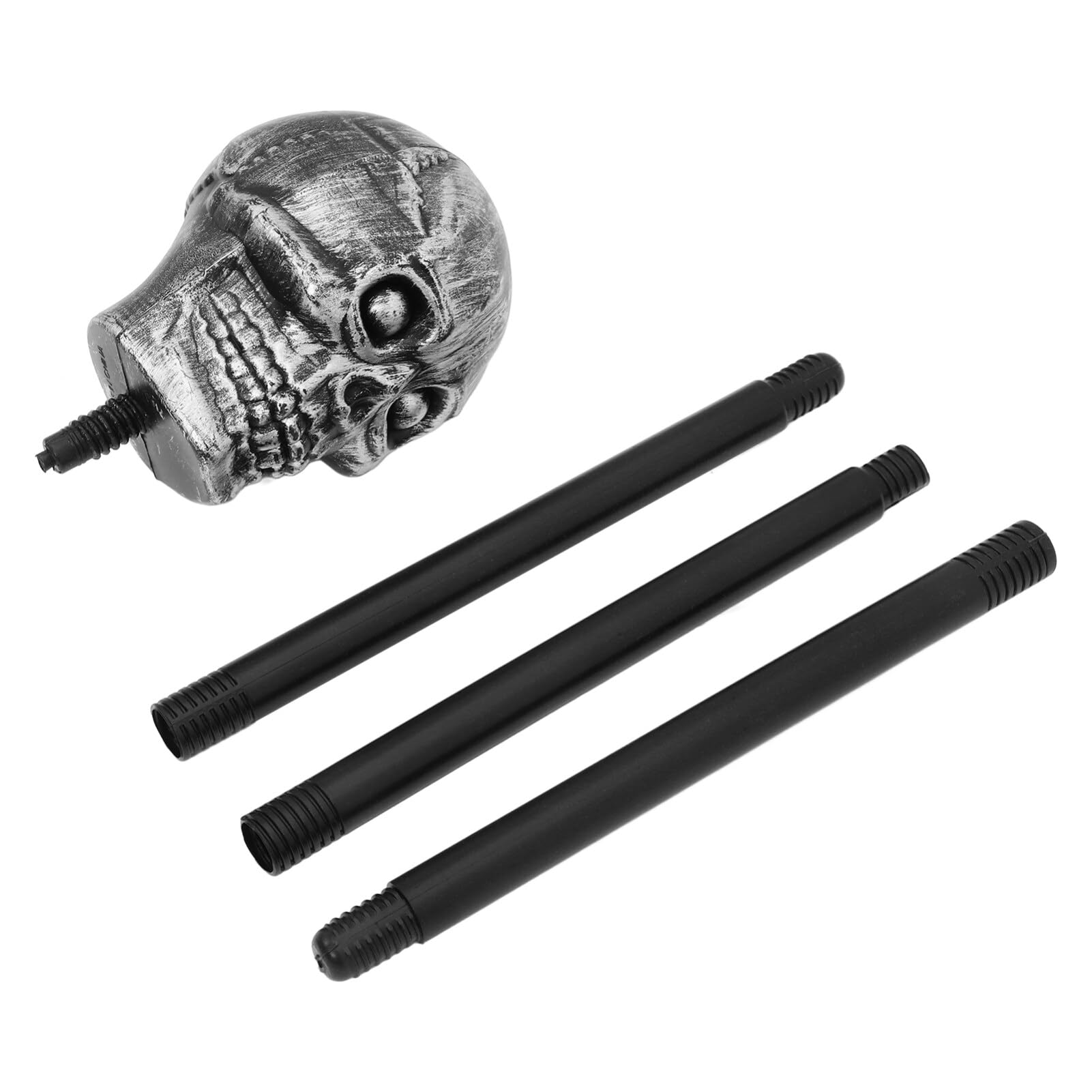 TOYANDONA Skull Walking Cane - Halloween Costume Cane Prop, Devil Cosplay Stick, Masquerade Party Accessory & Gothic Decor - Perfect for Halloween Parties, Cosplay Events & Themed Dress-Up