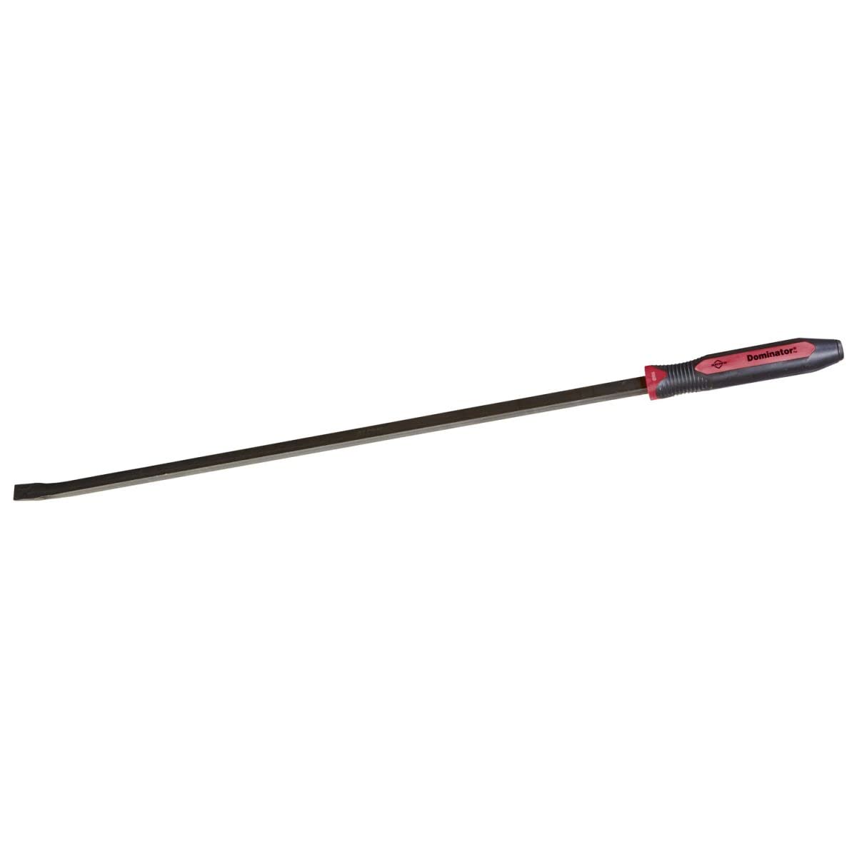 Mayhew Tools 14119 Dominator Pro 48-Inch Curved Pry Bar - Heavy Duty Red Steel Construction - Perfect for Automotive Repair, Construction & Demolition Work