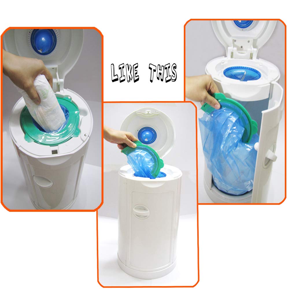 **Arm & Hammer Diaper Pail Refill Bags - 35 Bags (1050 Count) | Compatible with Arm & Hammer Disposal System | Baby Bathing & Diaper Changing Essentials | Snap, Seal & Toss for Easy Use | Perfect for Nursery, Daycare & Travel**
