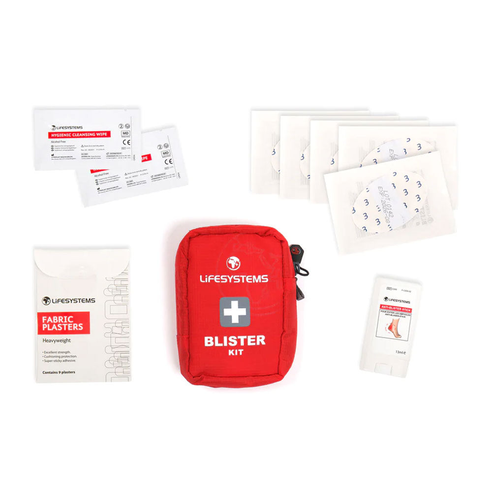 Lifesystems Blister First Aid Kit - Compact & Portable for Hiking, Camping & Travel - Treat Blisters Fast with Essential First Aid Supplies
