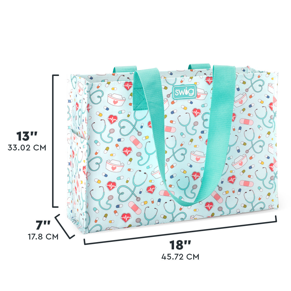 Scrub Life Reusable Large Gift Bag - Eco-Friendly Washable Present Wrapping for Birthdays, Holidays & Special Occasions