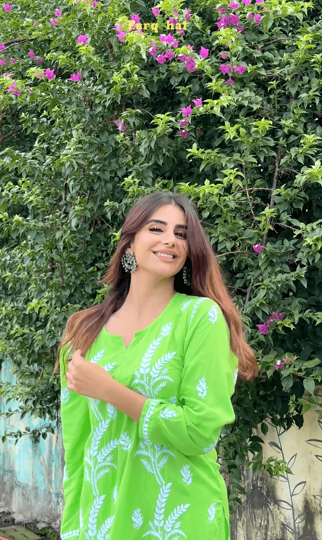 Stylish Miesha Chikankari Short Modal Kurta Set in Green - Perfect for Casual Wear, Festivals & Ethnic Outfits