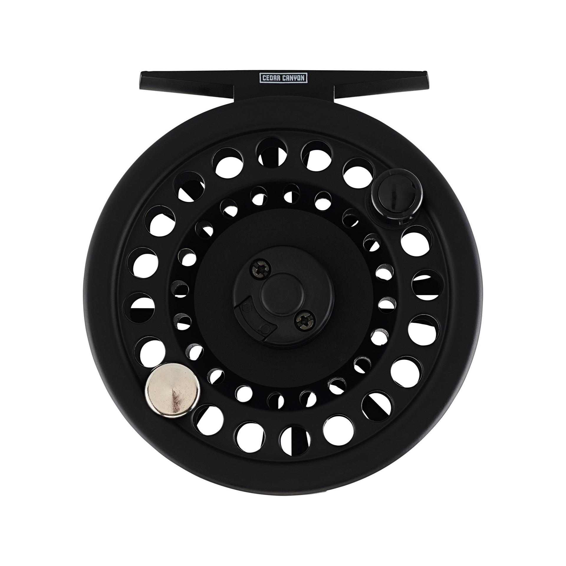 Premium Cedar Canyon™ Fly Fishing Reel - Lightweight & Durable for Freshwater & Saltwater Angling - Perfect for Trout, Bass, and Salmon Fishing Adventures