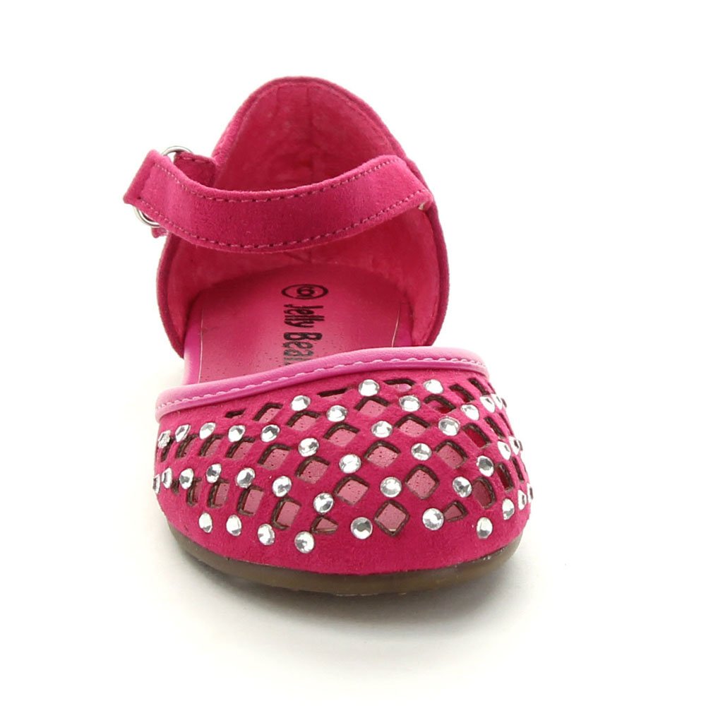 Capano Toddler Girls Rhinestone Sandals Fuchsia Size 8 - Perfect for Parties & Play