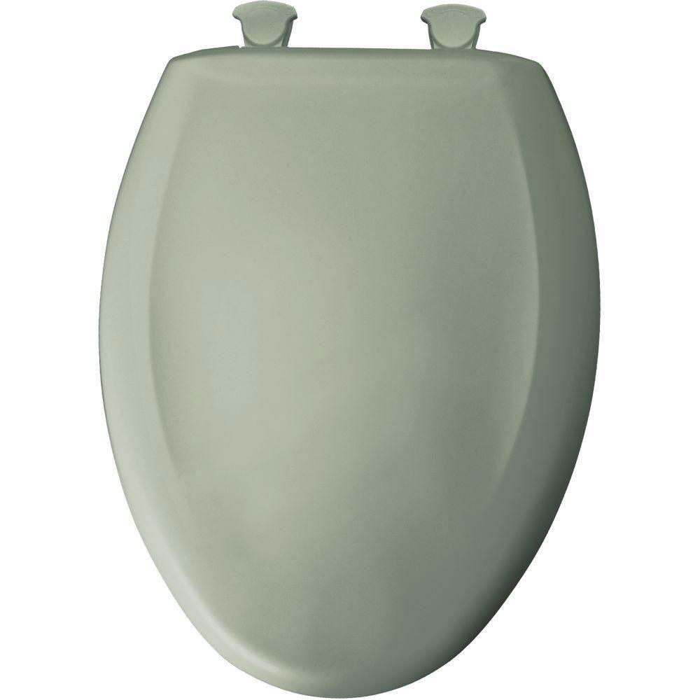 Bemis Slow Close Elongated Toilet Seat with STA-TITE Hinge - Aspen Green 529801 - Durable, No-Slip Design for Modern Bathrooms