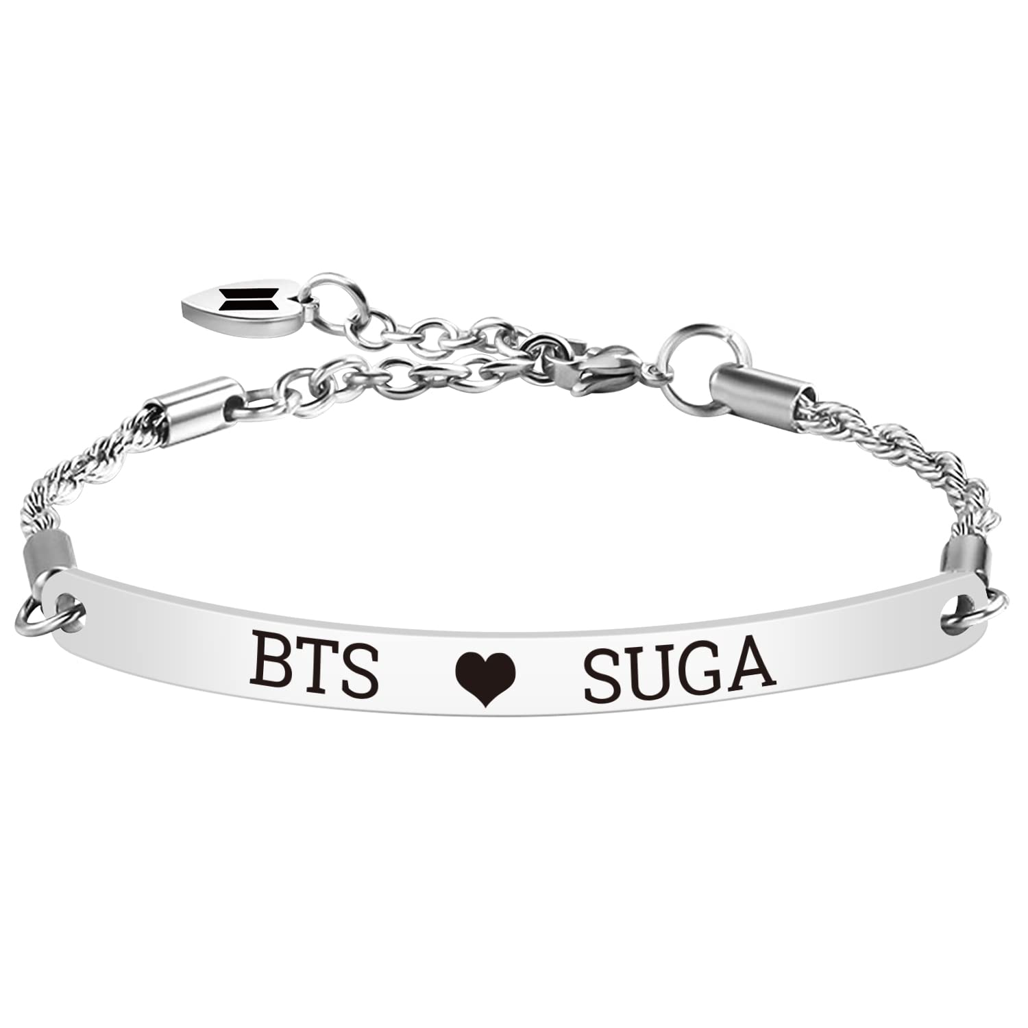 BTS Love Yourself Bracelet - Kpop BTS Fan Gift for ARMY, Unisex Friendship Bracelet for BTS Concert & Fan Meetings - Perfect for BTS Merch Collectors & Kpop Lovers