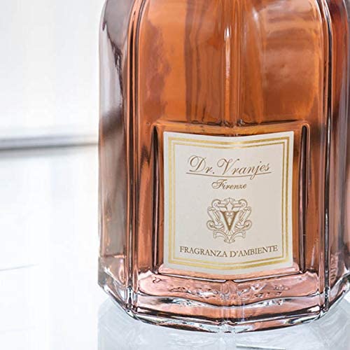 Dr. Vranjes Melograno Pomegranate Scented Reed Diffuser 250ml - Luxury Home Fragrance for Living Room, Bedroom & Office Decor