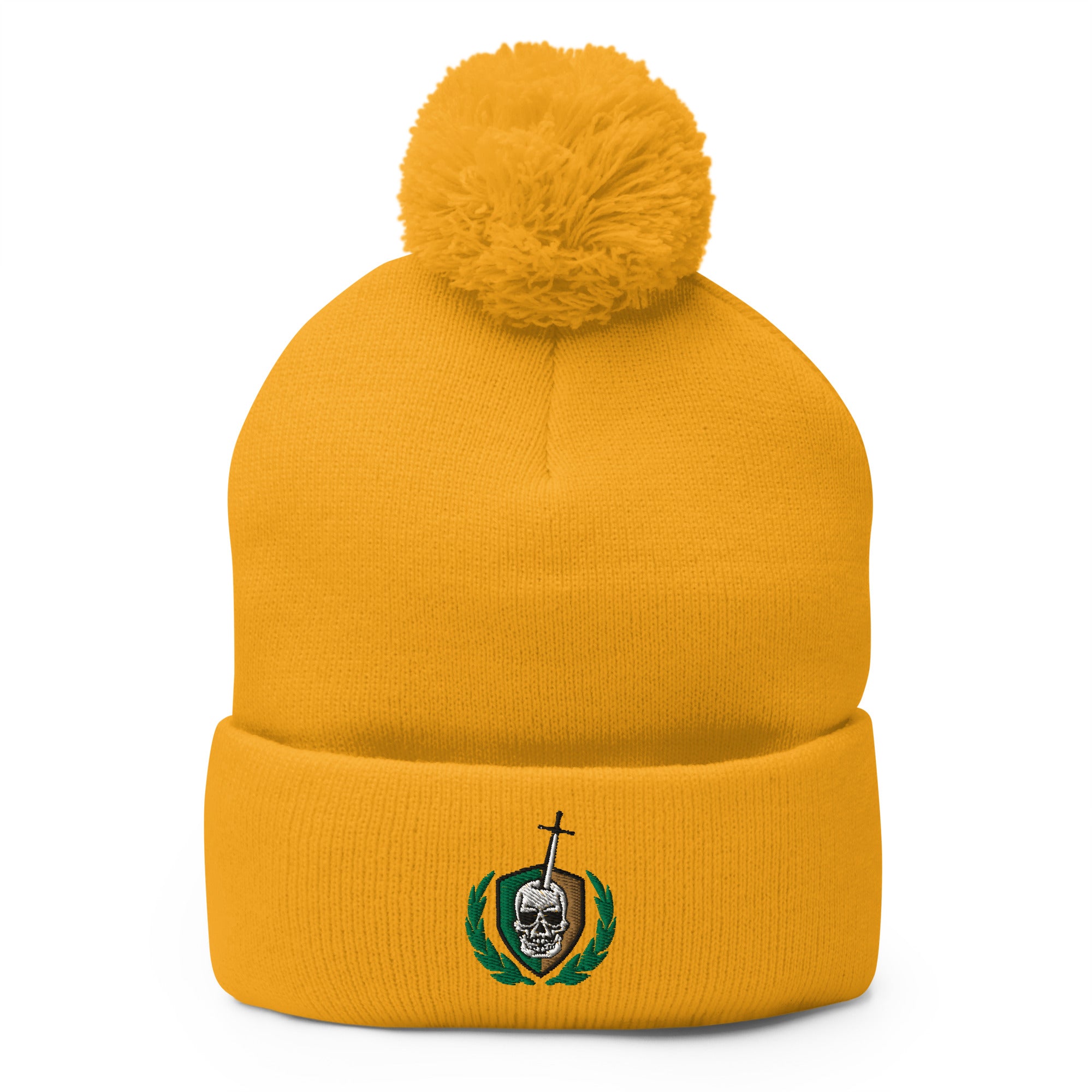 Exiles RFC Pom Pom Knit Beanie - Warm Winter Hat for Men & Women - Perfect for Rugby Fans, Outdoor Activities & Cold Weather Fashion